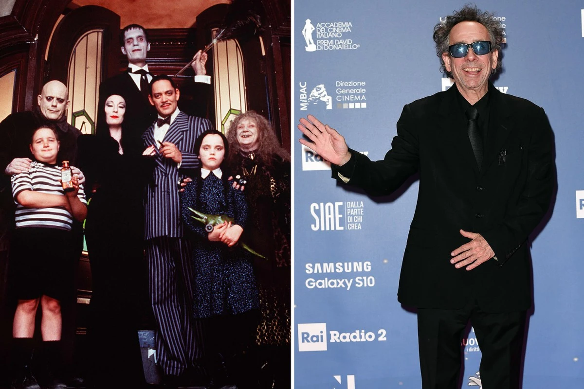 family first Tim Burton rebooting The Addams Family as his first ever live-action TV series