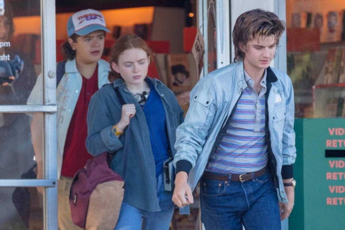 SQUAD GOALS Stranger Things' Steve, Dustin, Max and Robin finally reunited in season 4 pics