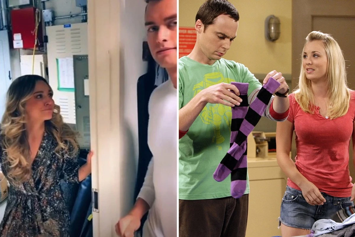 knock knock The Big Bang Theory's Kaley Cuoco recreates Penny and Sheldon scene on TikTok