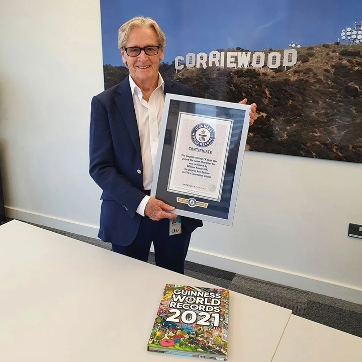 RECORD BREAKER Corrie's Bill Roache gets Guinness World record for six decades in the soap