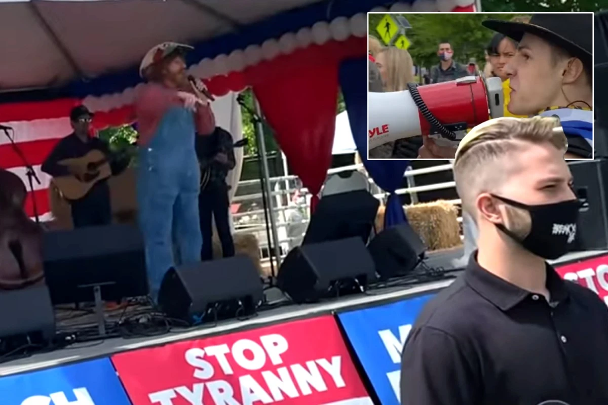 THE WRONG SONG What was the song Borat sang at the gun rally?