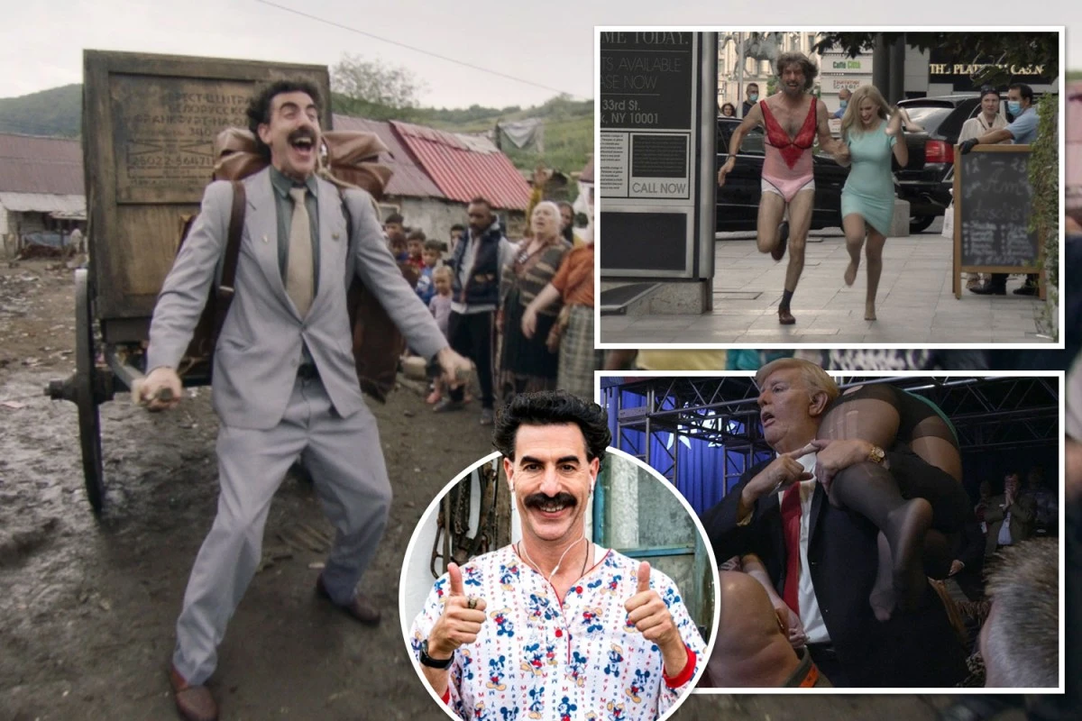 MORAT Borat is as sexist, crude & outrageous as ever as he returns to take on Trump & Kanye