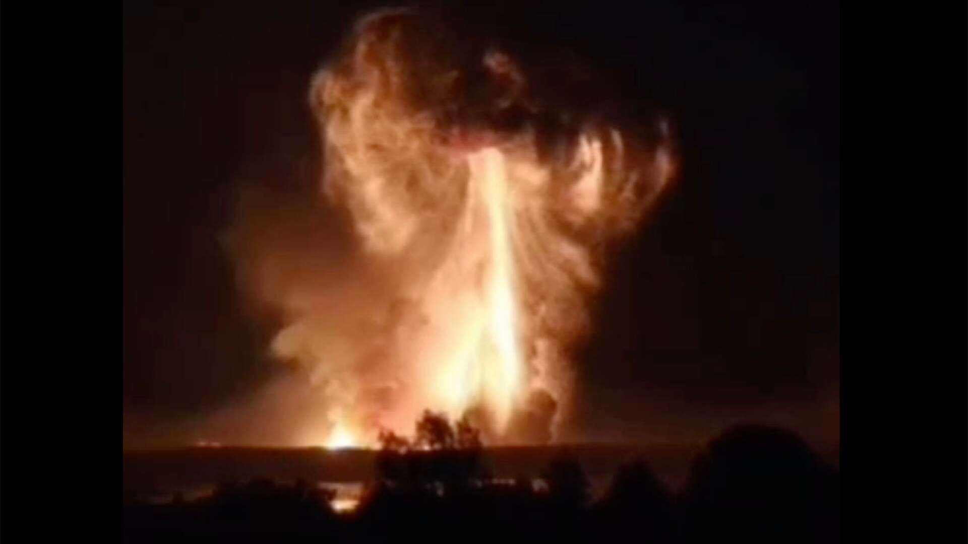 Moment ‘indestructible’ Putin ammo dump EXPLODES in mushroom cloud after strike