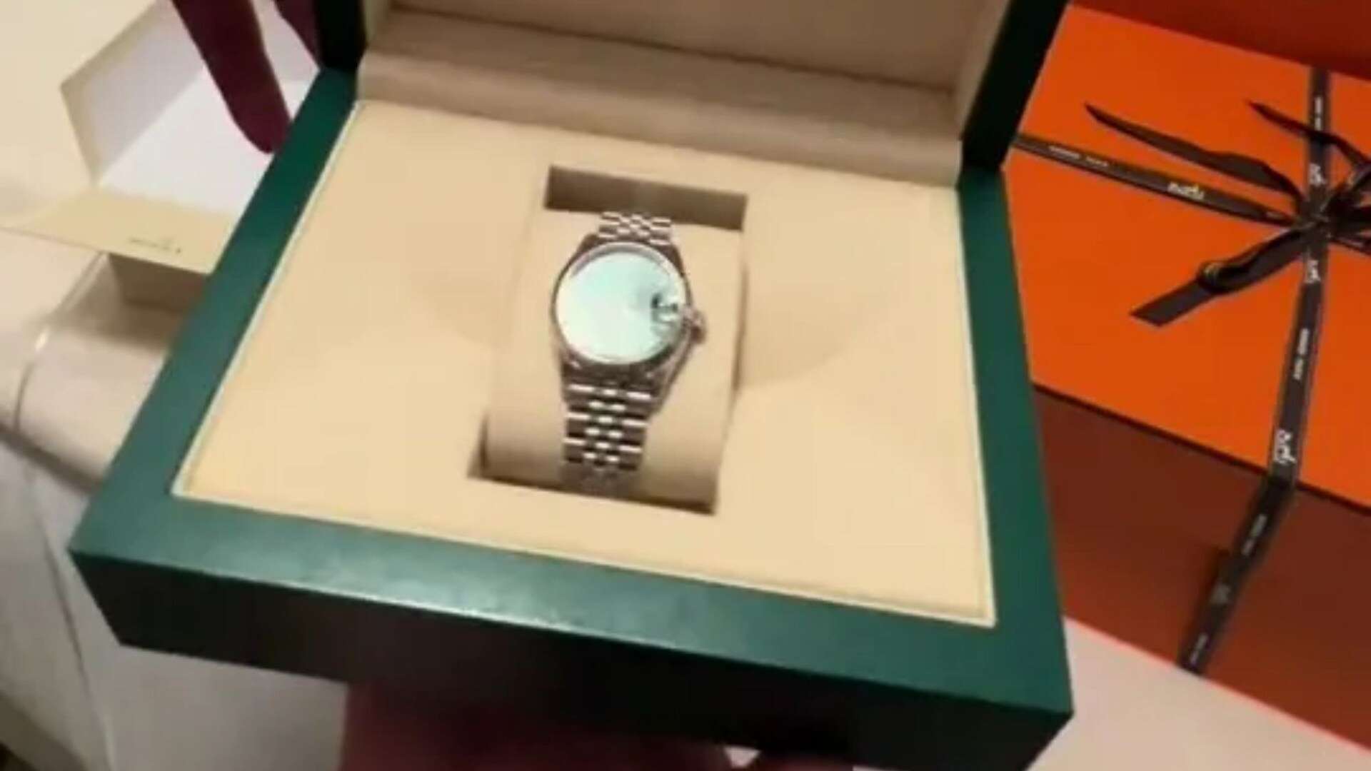 Dad's trolled as he shows off insane 'push presents' haul including a £5k Rolex