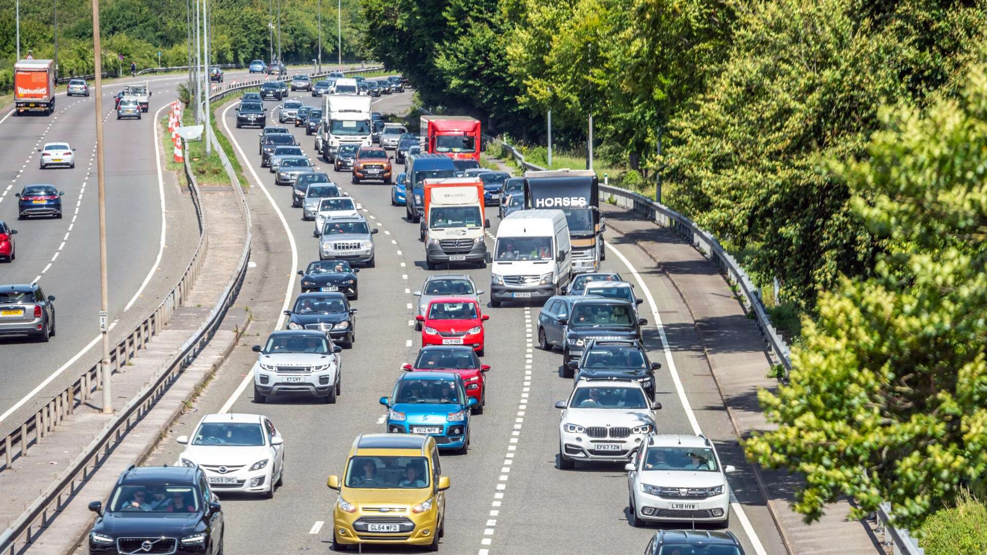 The painfully slow roads where drivers are crawling along at 15mph revealed