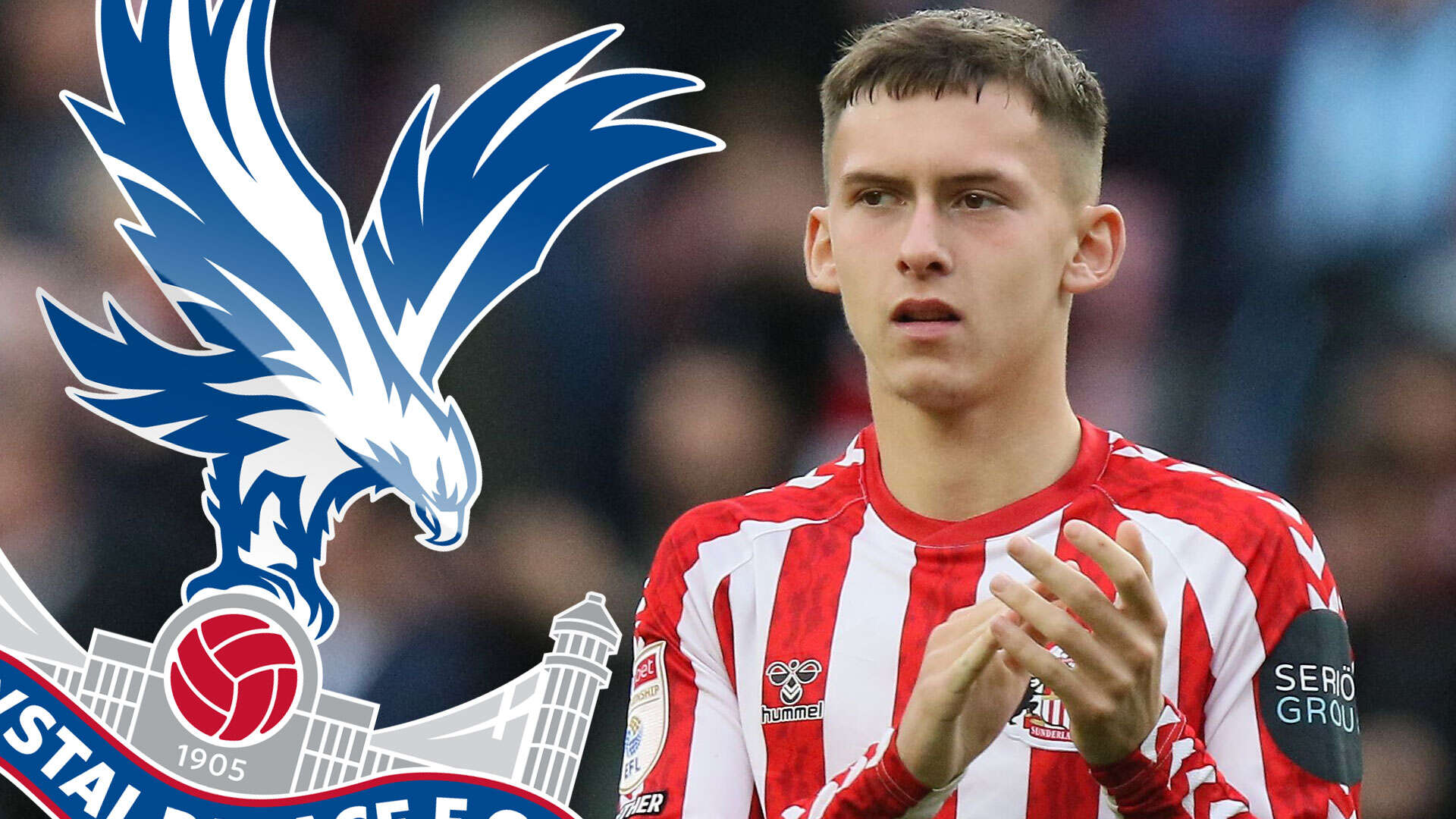 Crystal Palace plot £20m transfer raid on Sunderland for teen sensation Rigg