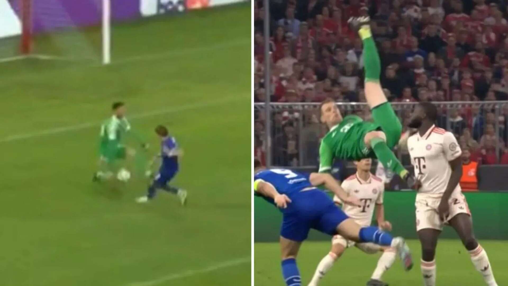 Neuer injures himself 'going full Ibrahimovic' in UCL before sub's nightmare