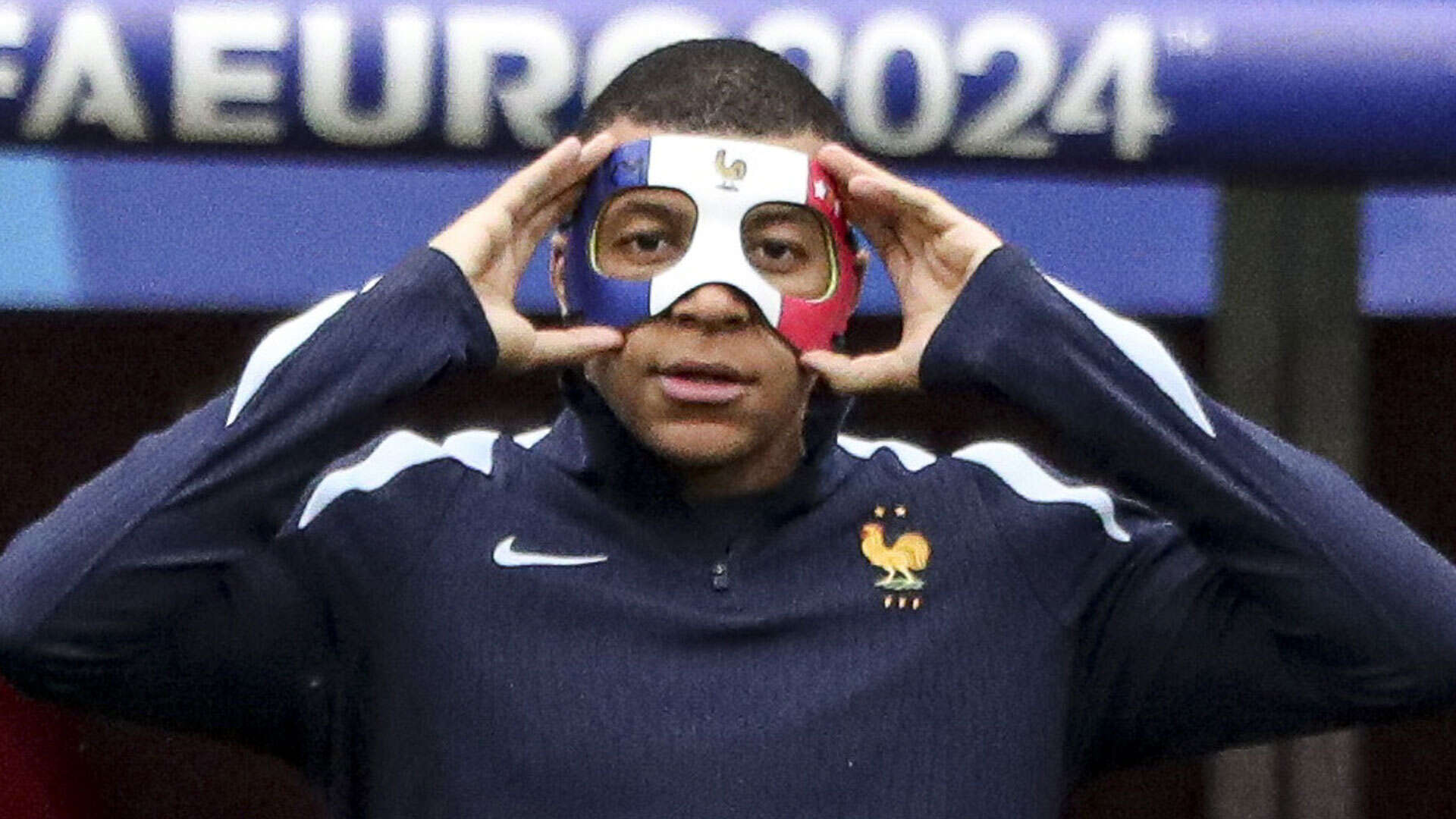 Kylian Mbappe's NEW mask revealed as France training mask is banned