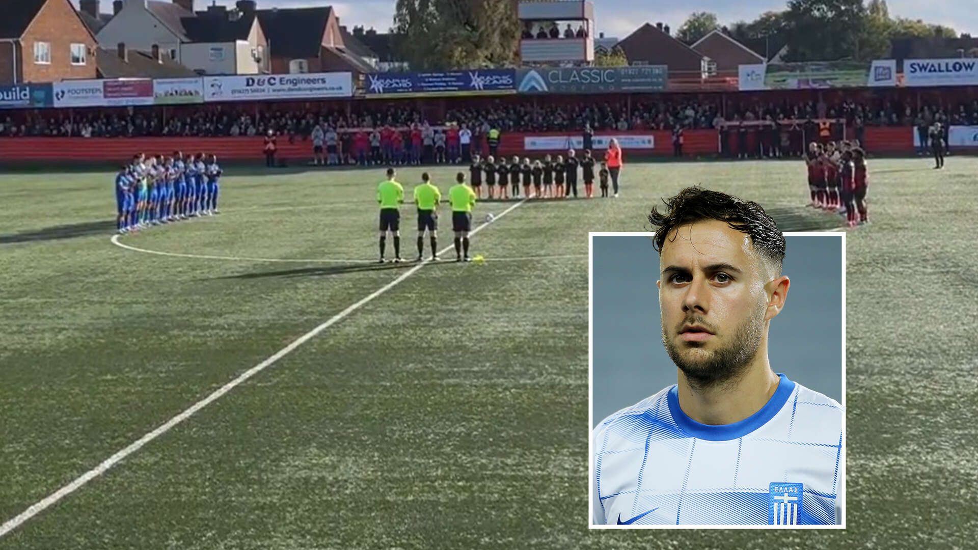 George Baldock's old club hold emotional minute's applause for tragic star