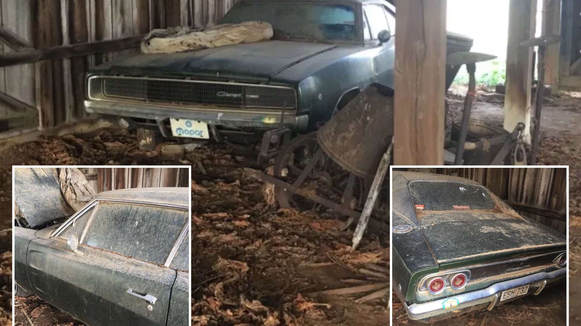 Iconic sports car left untouched in a barn for 43 years sells on EBAY