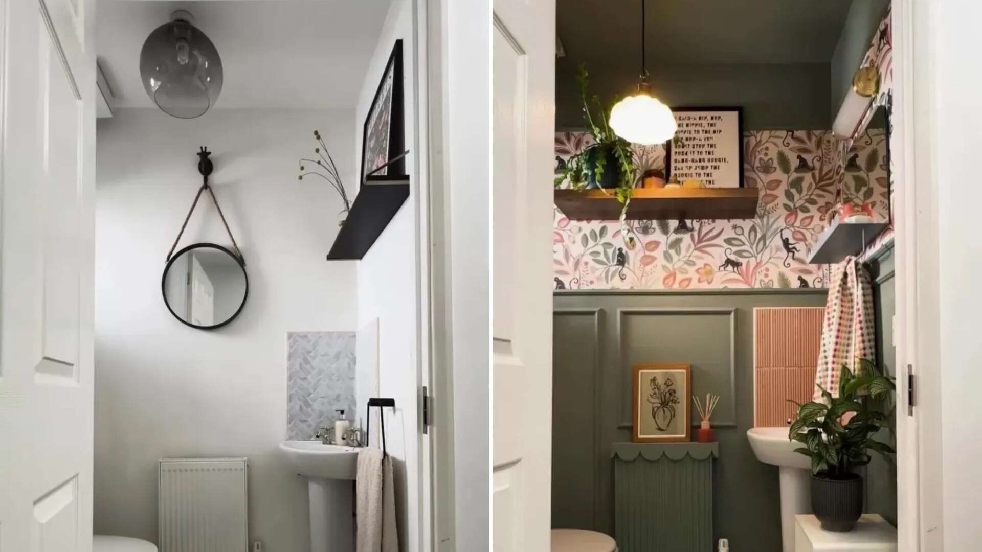 I gave my boring white & grey bathroom a total makeover using Dunelm buys