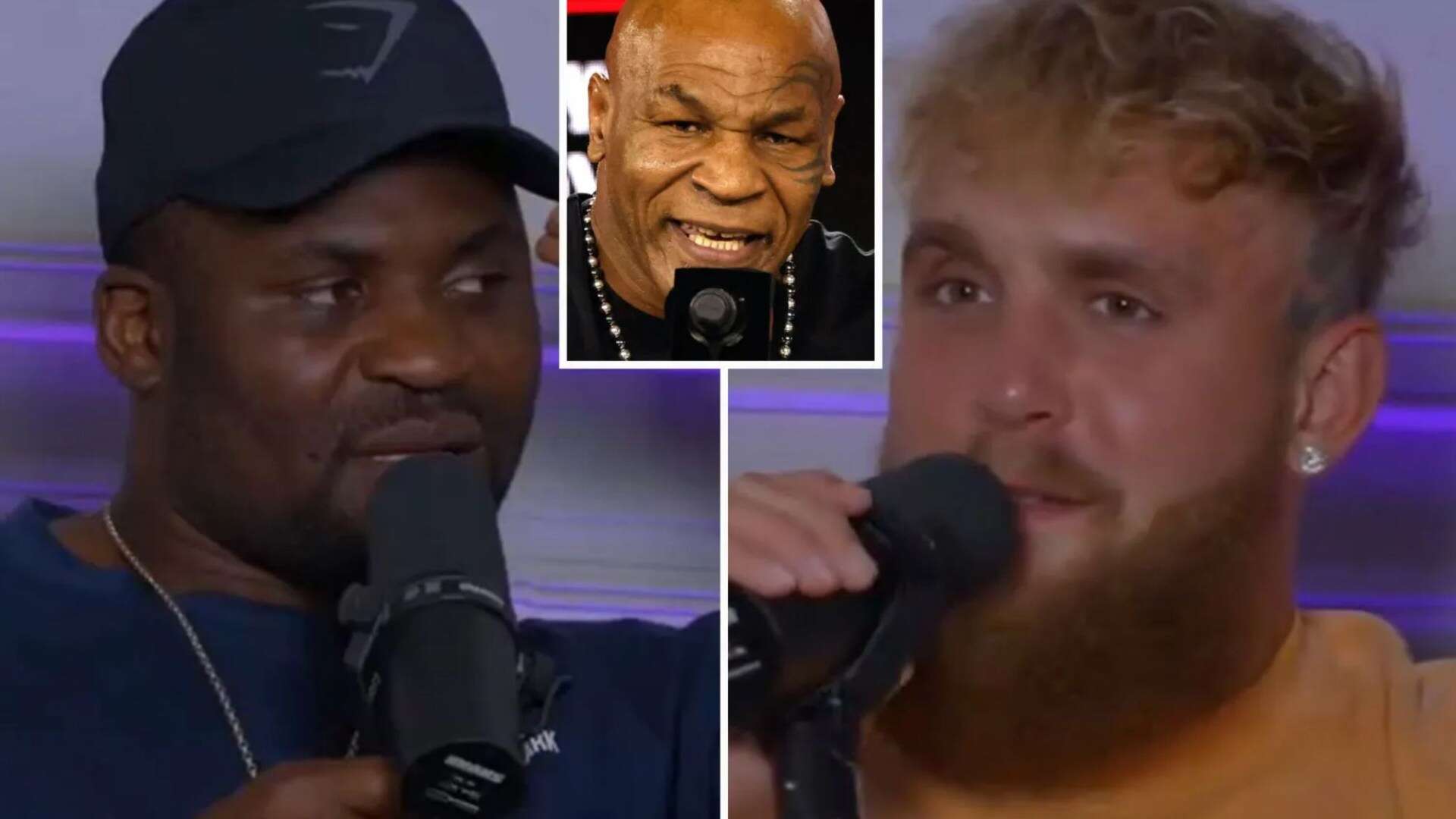 Watch Ngannou tell Jake Paul what 'specimen' Mike Tyson will do to him