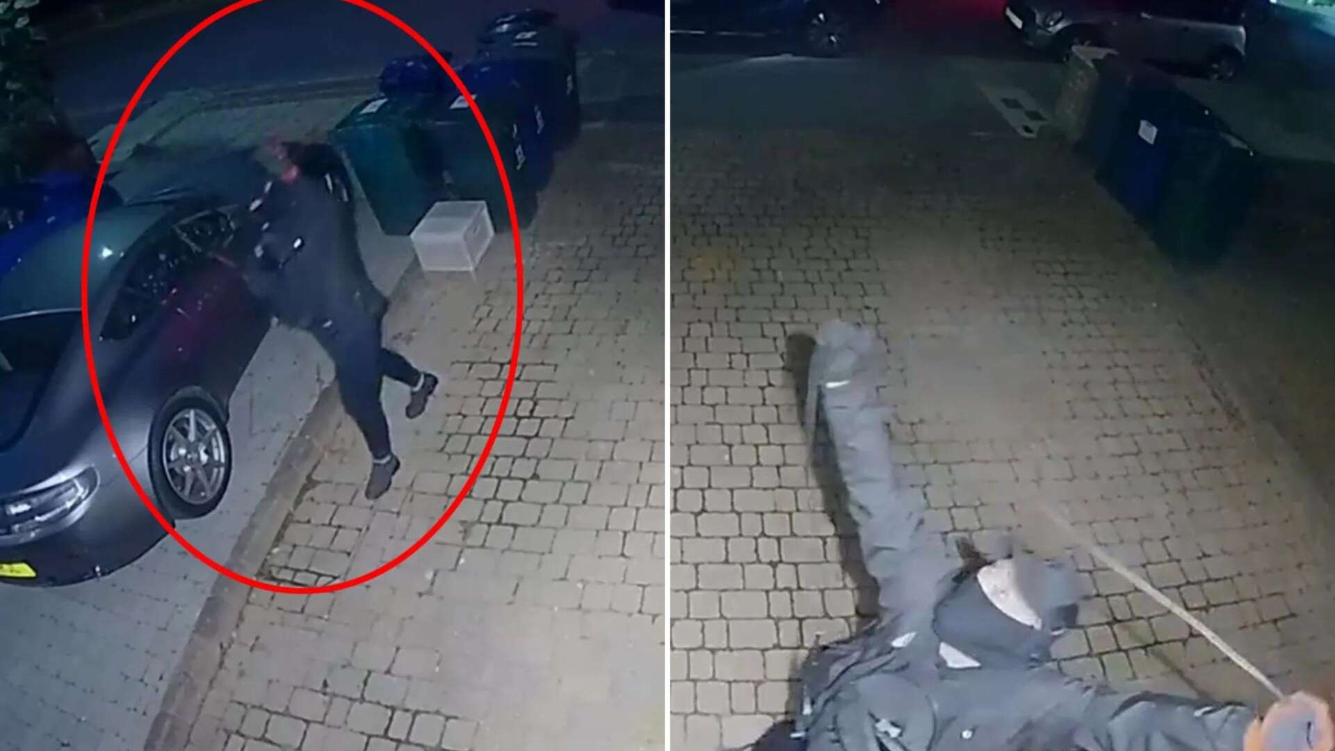 Watch moment thief attempts to steal £130k Aston Martin from driveway