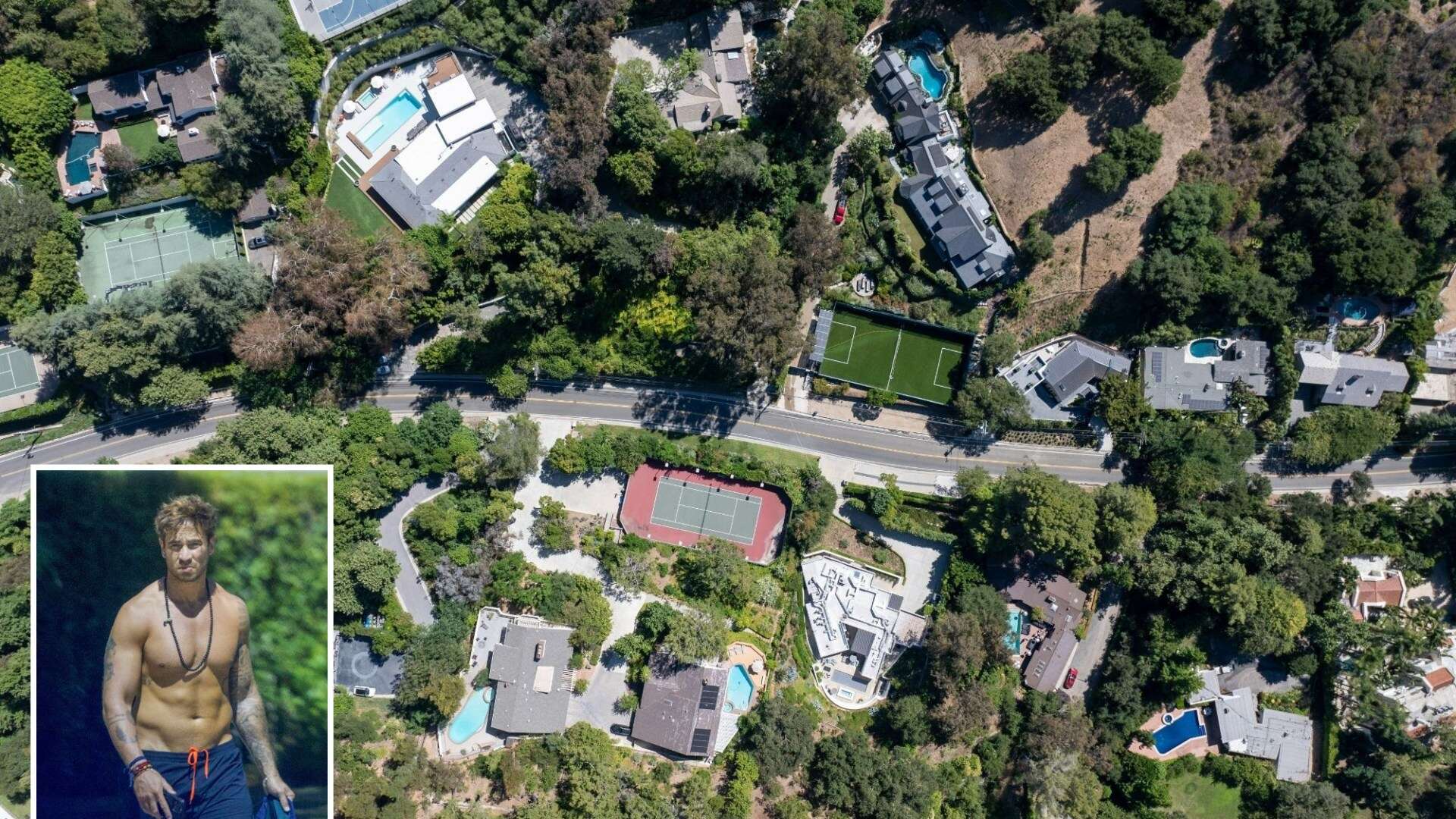 Danny Cipriani moves into Beverly Hills mansion with very famous neighbours