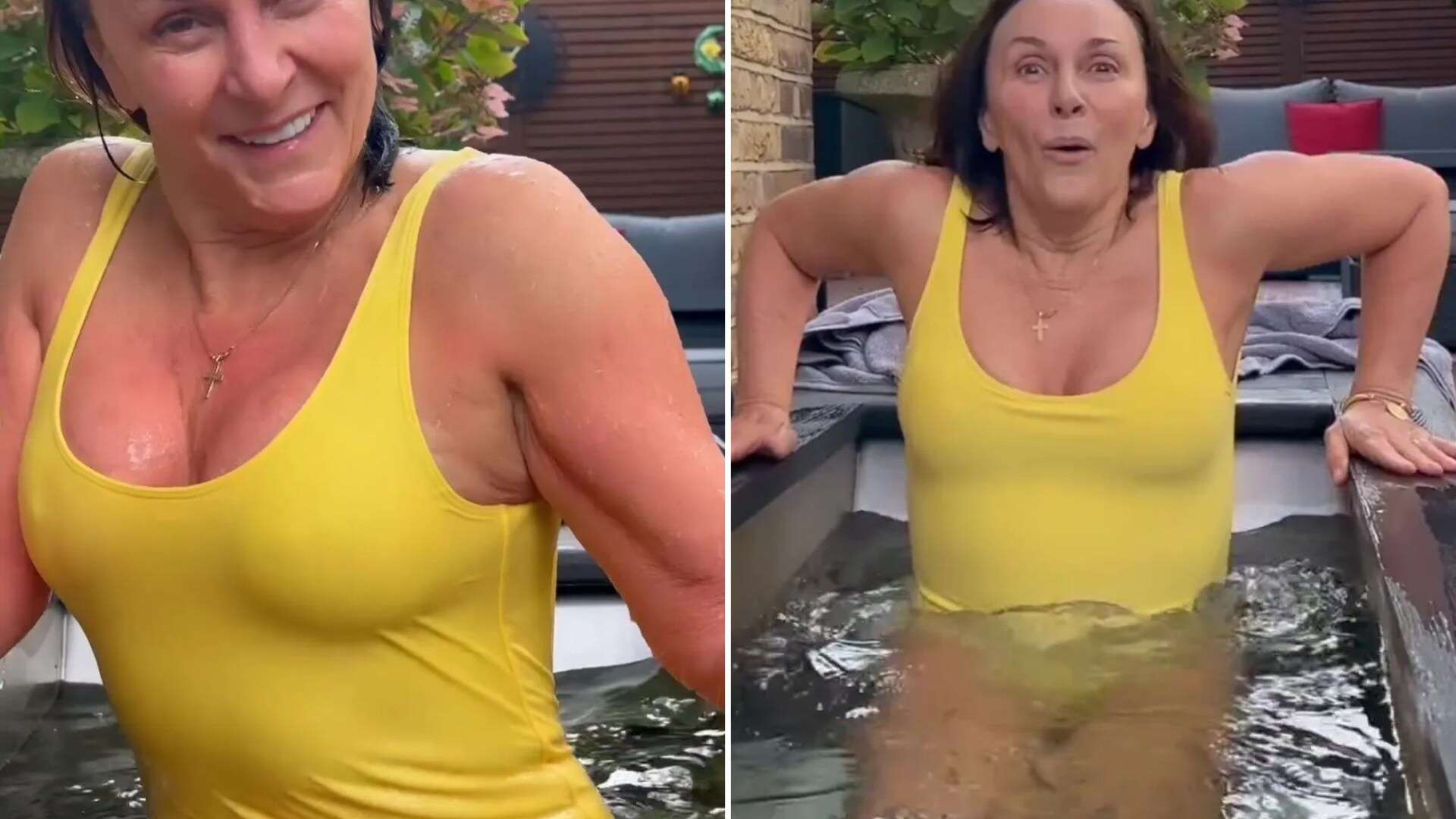 Strictly's Shirley Ballas strips to swimsuit for dip in freezing ice bath