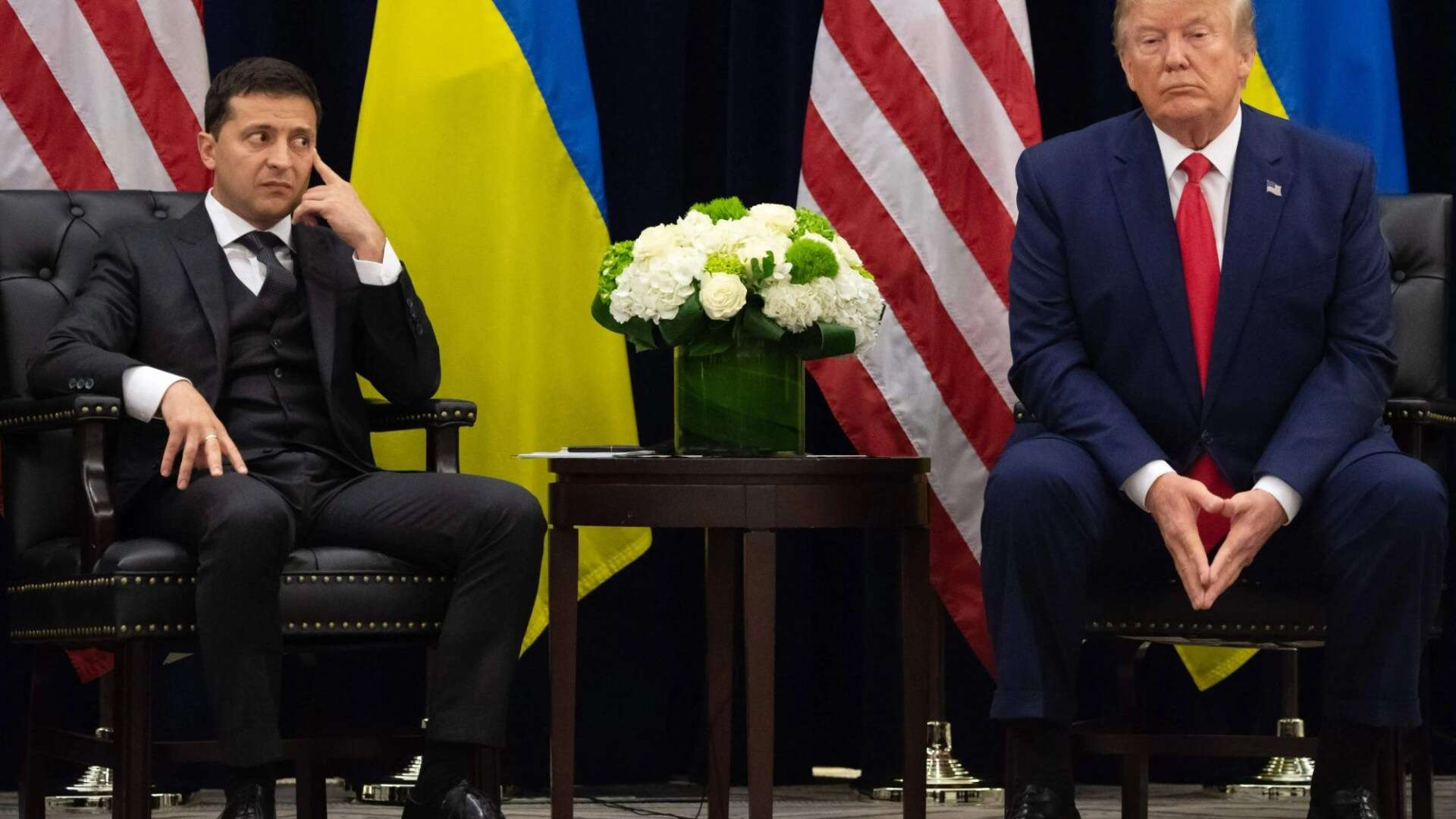 Trump meeting Zelensky in talks that could decide war amid feud & message leak