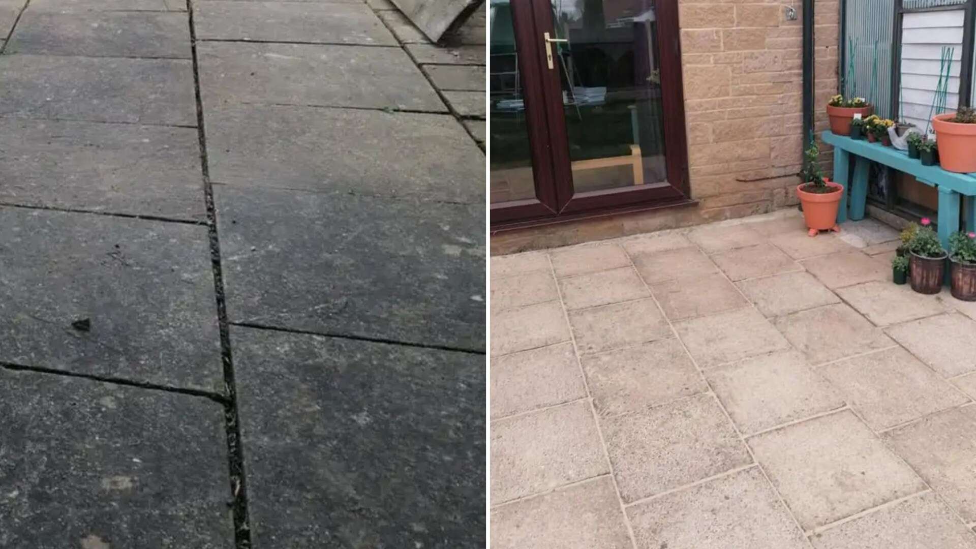 I was going to spend thousands on a new patio but transformed it for £40