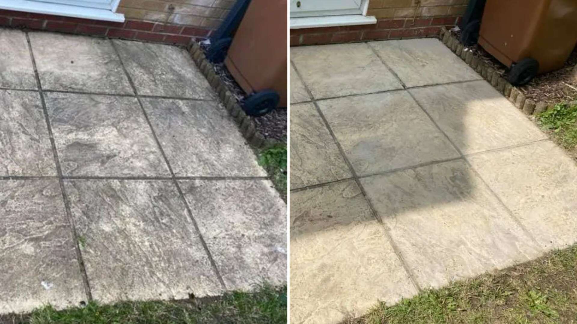 How to clean a patio without pressure washer: £5 solution leaves slabs sparkling