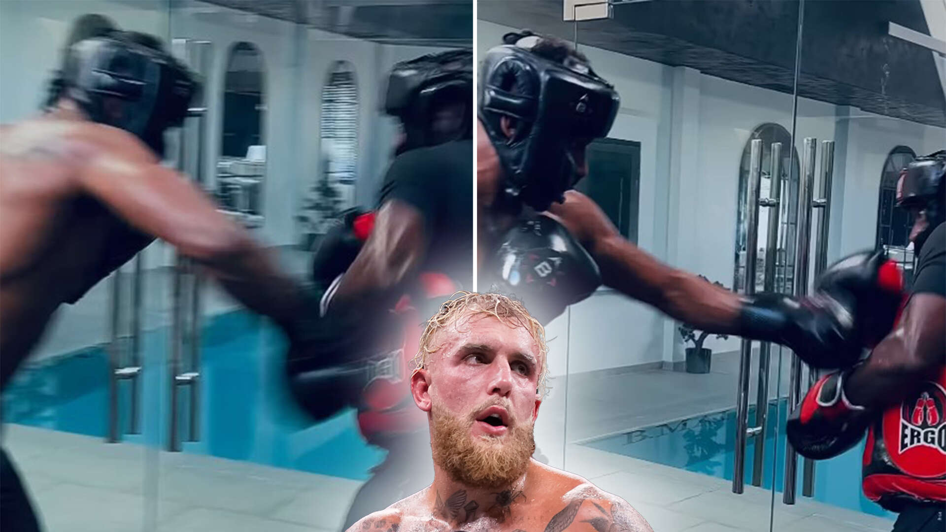 Watch rapper's ferocious boxing training as fans beg him to fight Jake Paul