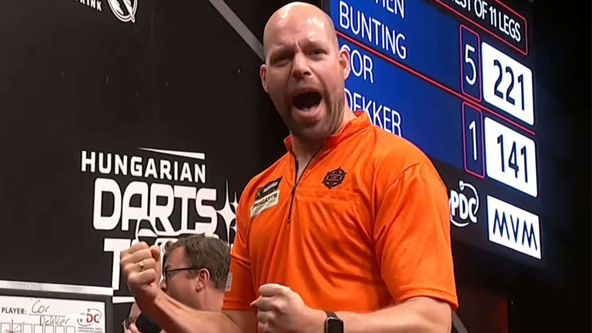 Watch darts star hit 9-darter for first time ever after struggling to count