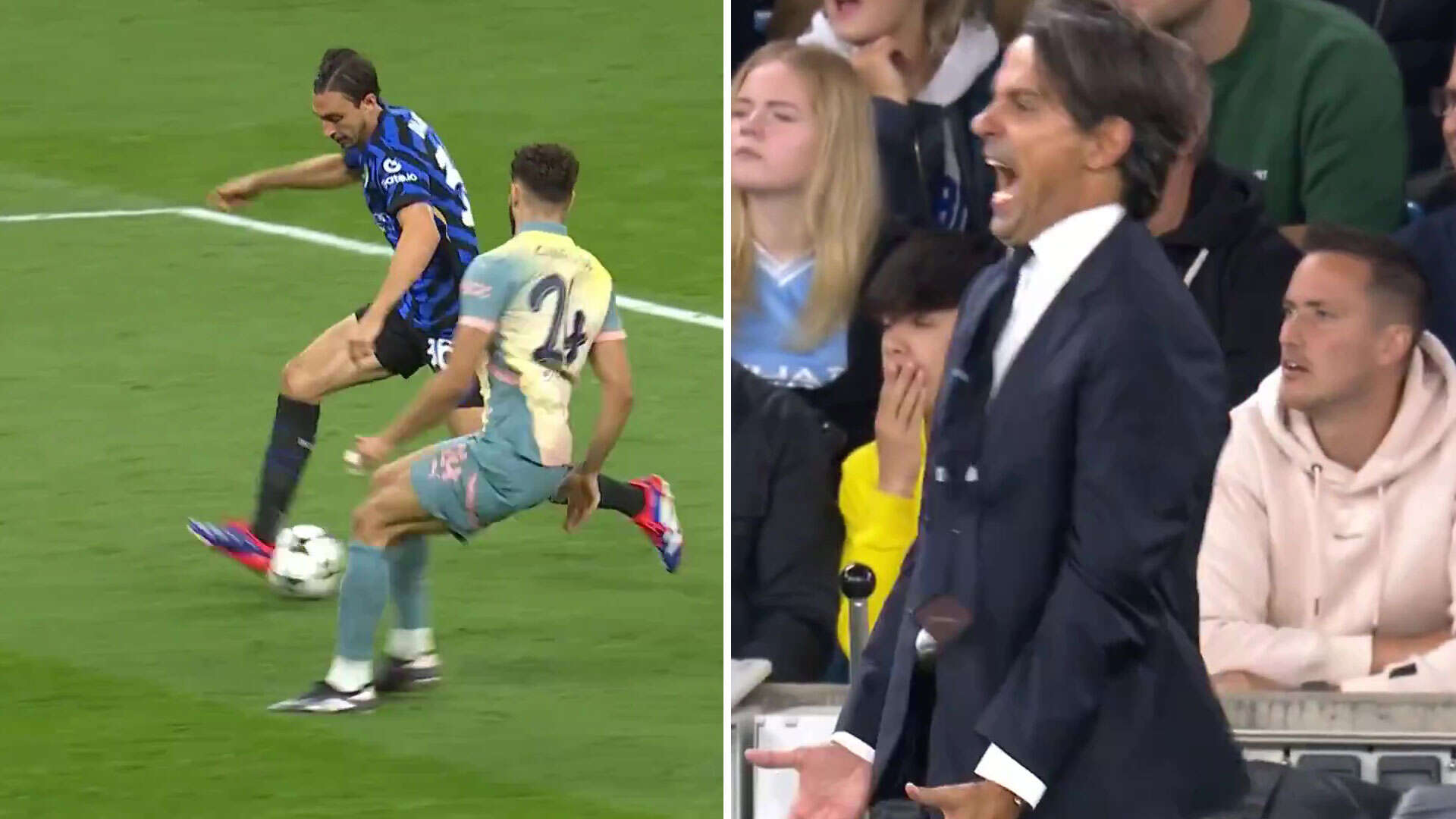 Watch moment ex-Utd ace sends boss into meltdown after odd decision vs City