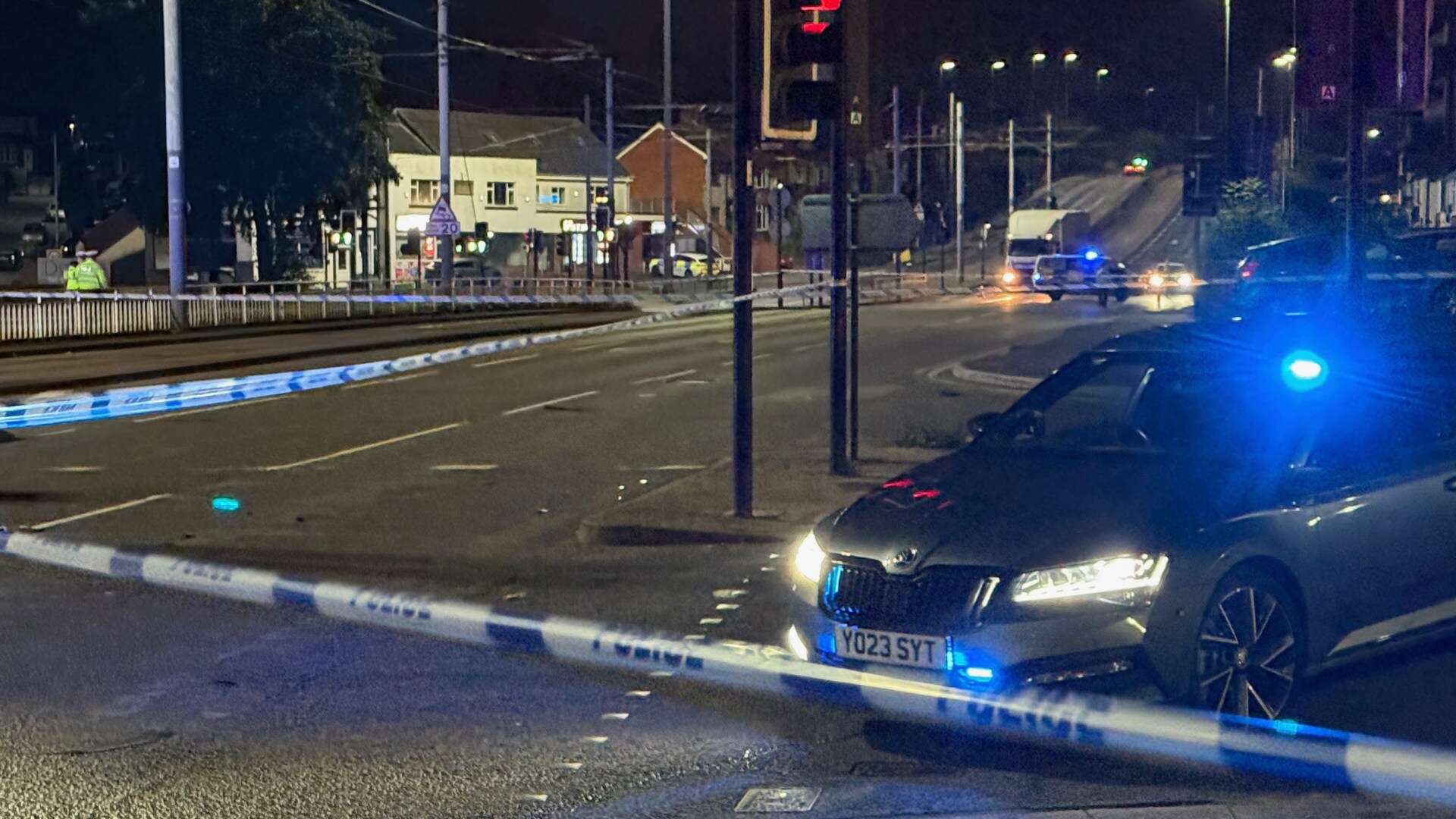 Man in his 40s killed in hit and run as cops hunt driver who fled from smash