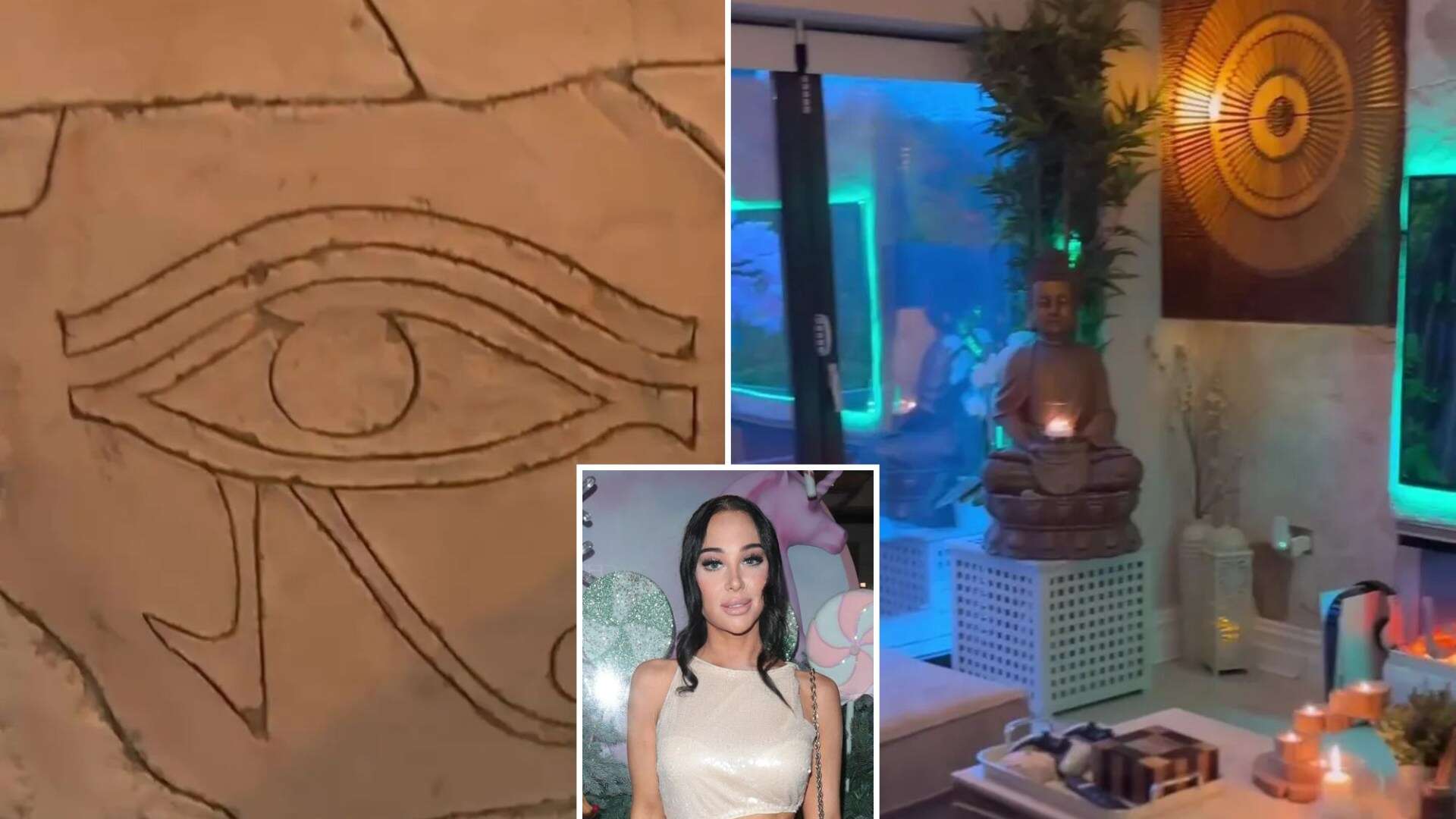 Tulisa reveals home makeover with ‘Egypt wall’ ahead of I’m A Celeb