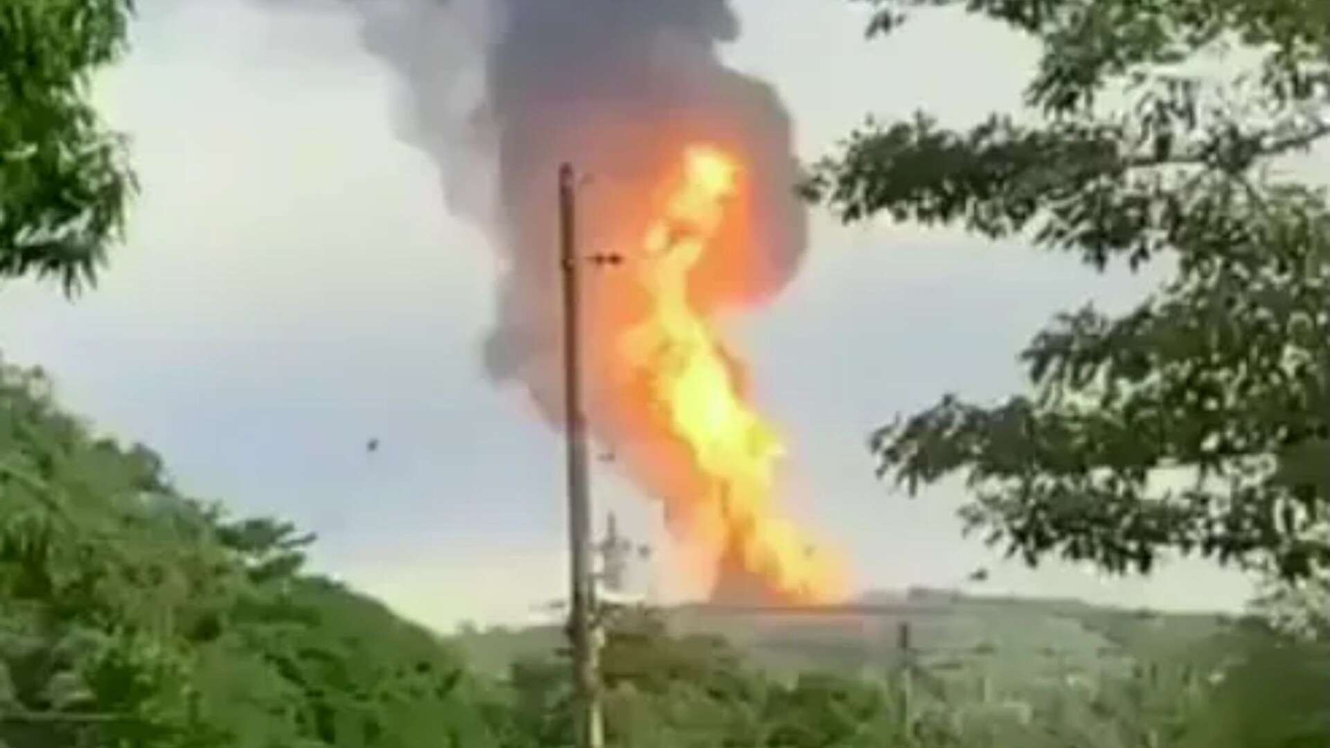 Volcano ERUPTS in rare moment spewing giant fireball & forming smoke ring