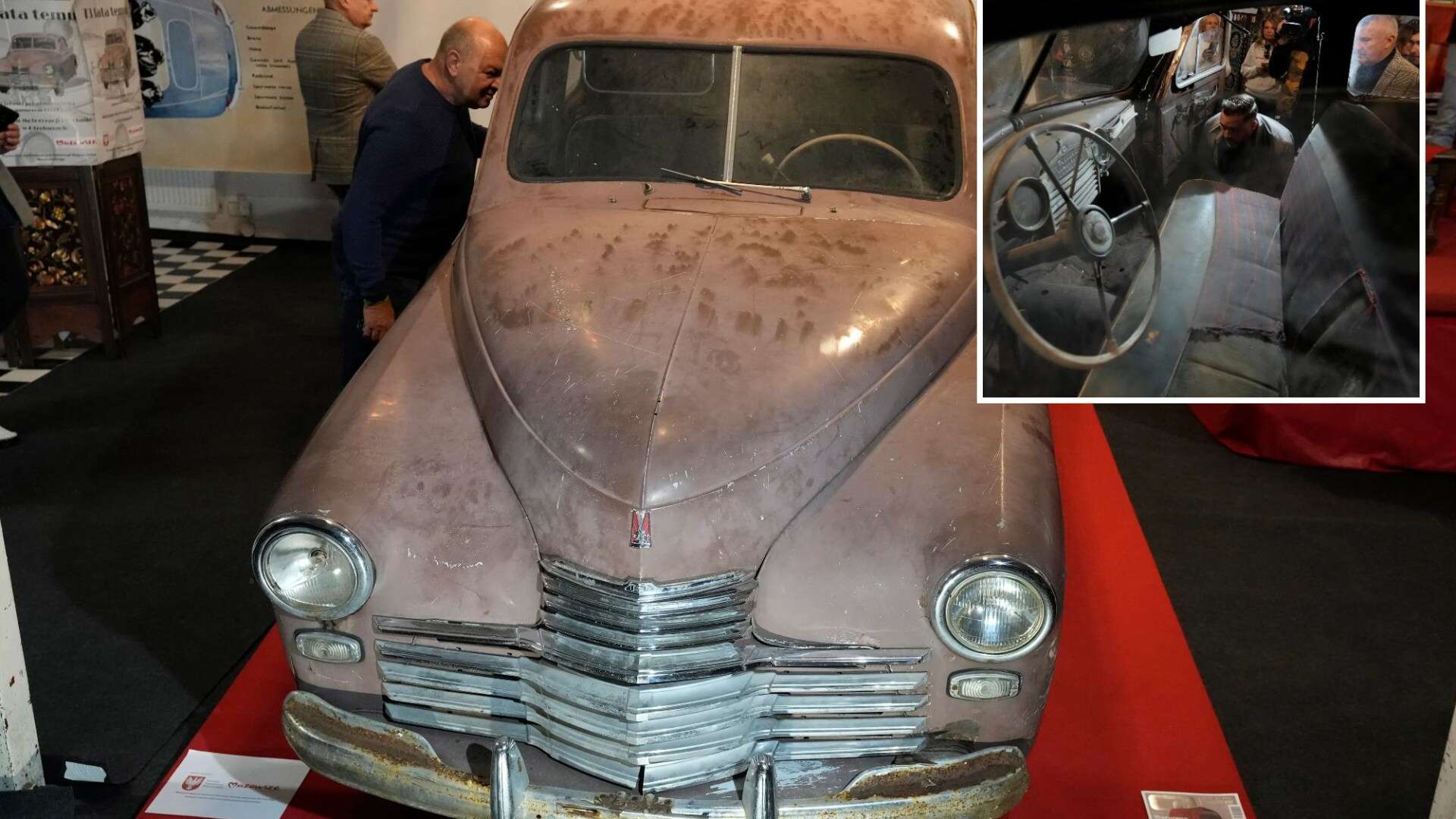 Iconic car left abandoned & rotting for 70 YEARS given new lease of life