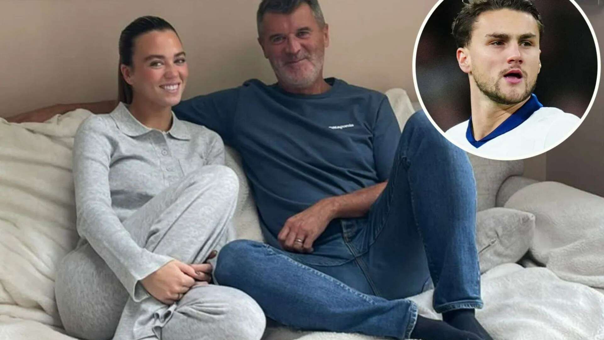 Roy Keane's future son-in-law scores on England debut as pundit watches on