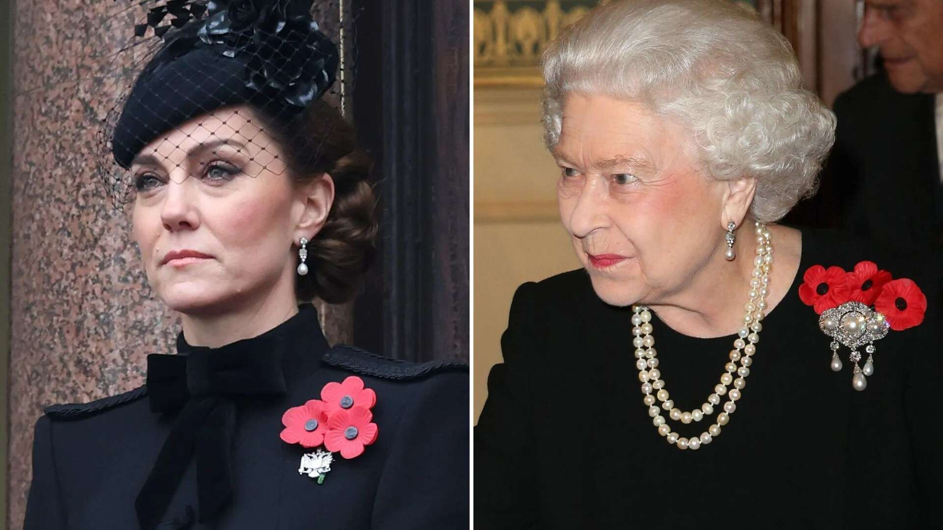 Kate Middleton pays tribute to the late Queen as she arrives at Cenotaph