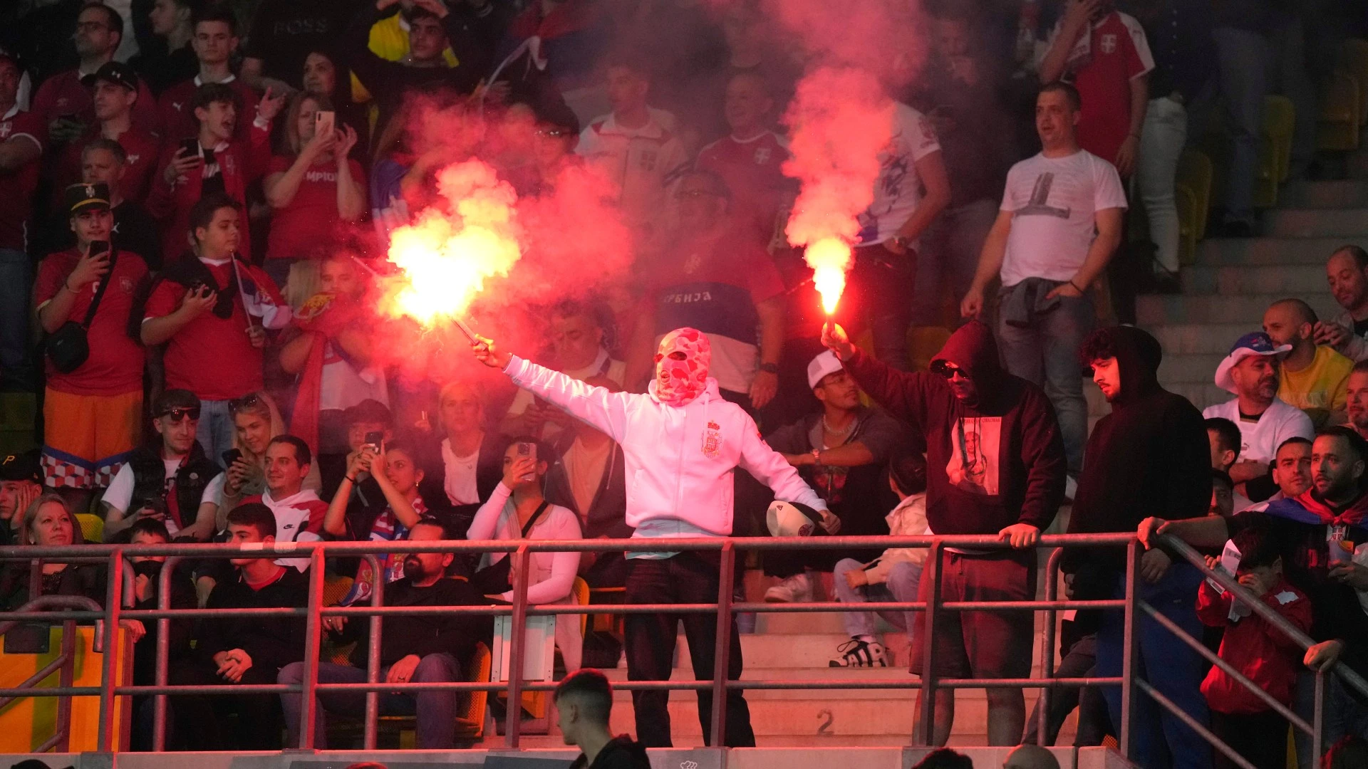 England fans told to yell code word if they're in danger from Serbs at Euros