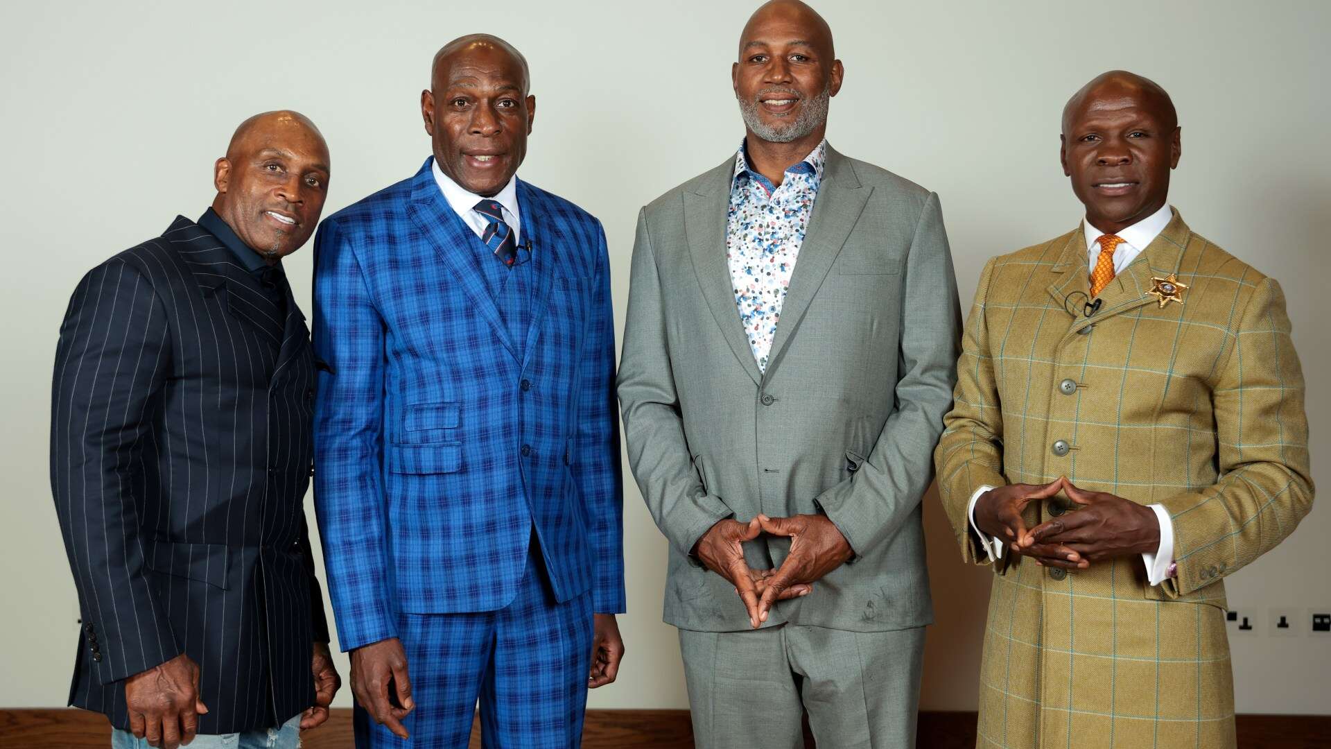 Brit boxing legends Benn, Bruno, Lennox & Eubank reunite on red carpet