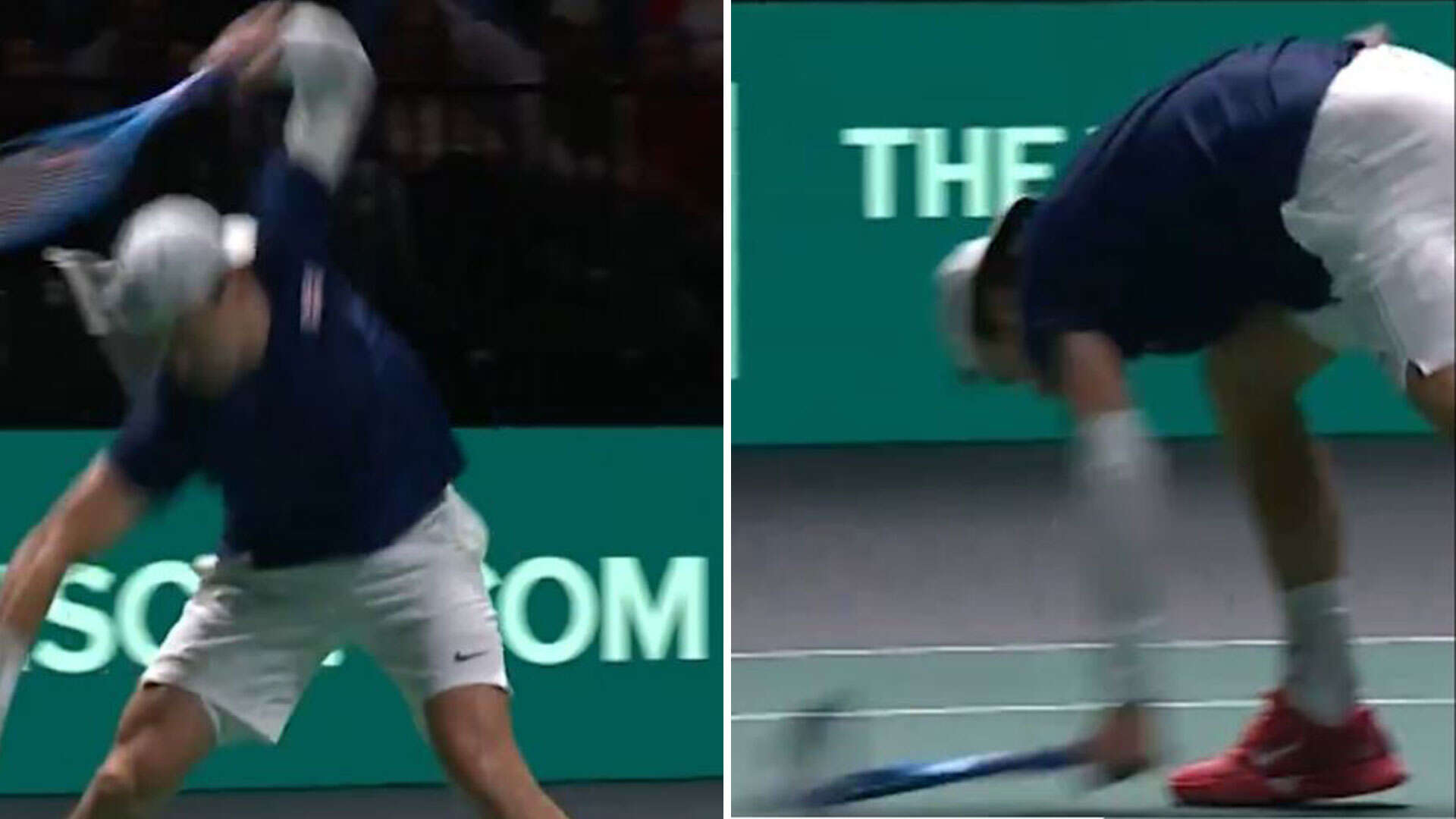 Watch Andy Murray heir Draper lose his cool and completely obliterate racquet