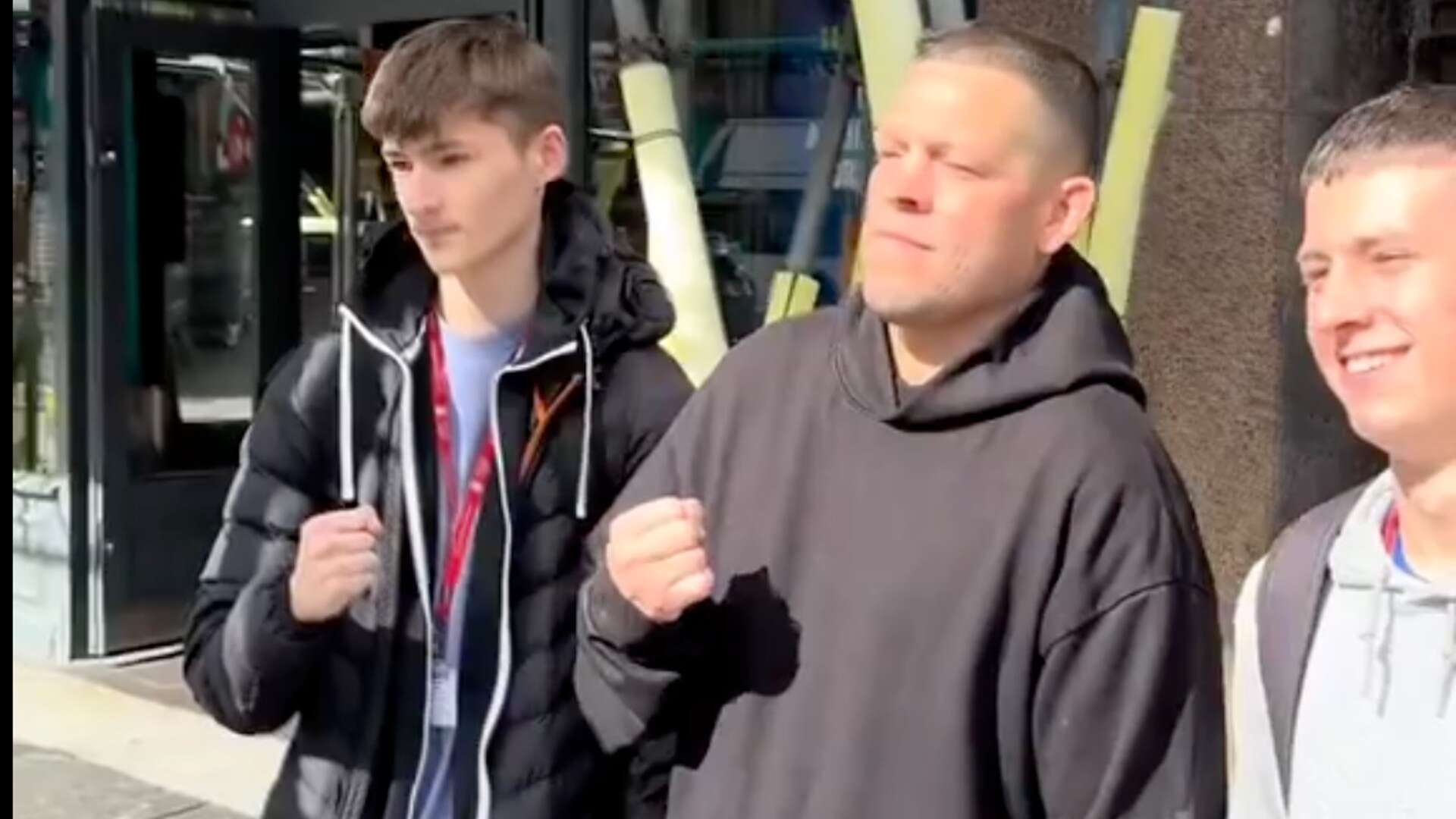 UFC icon Diaz stuns onlookers by showing up in a Newcastle Greggs for lunch