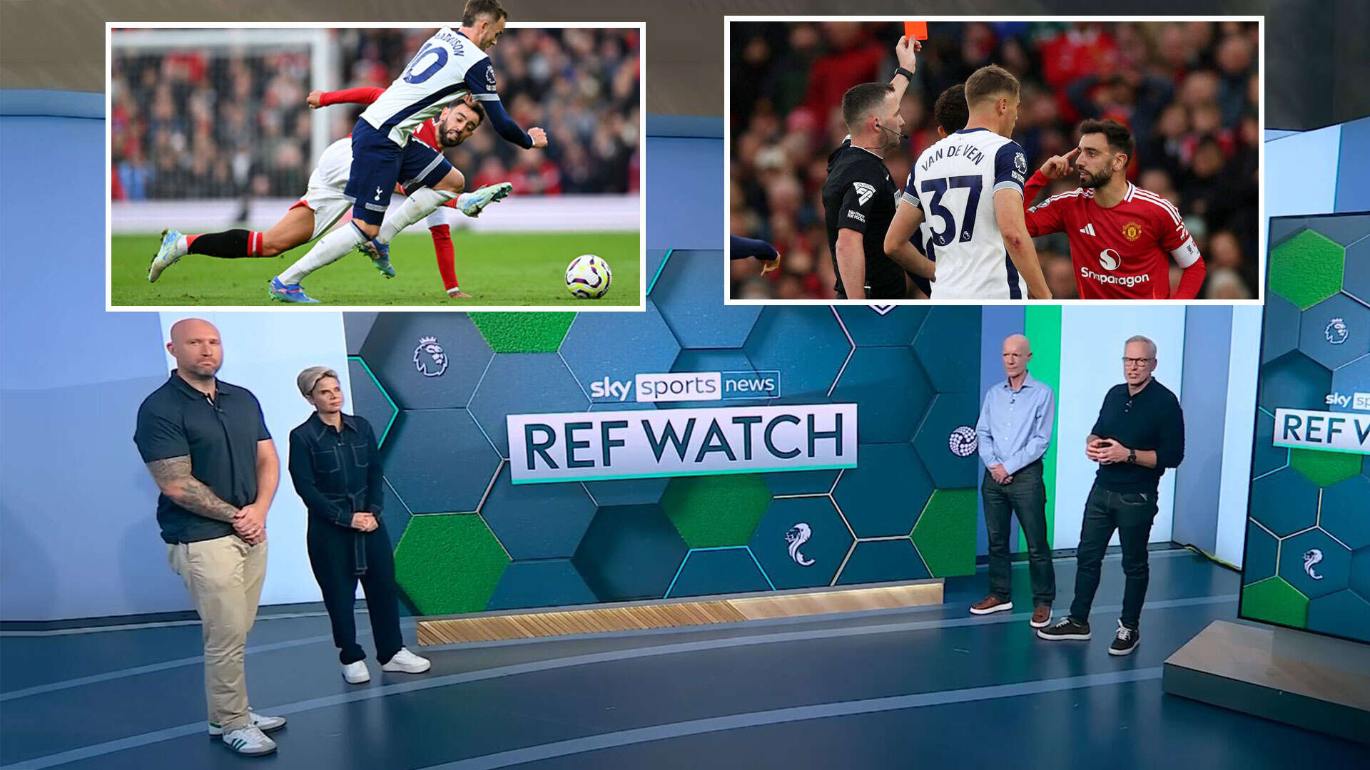 How Man Utd used Sky Sports pundits to get their own way on Fernandes red card