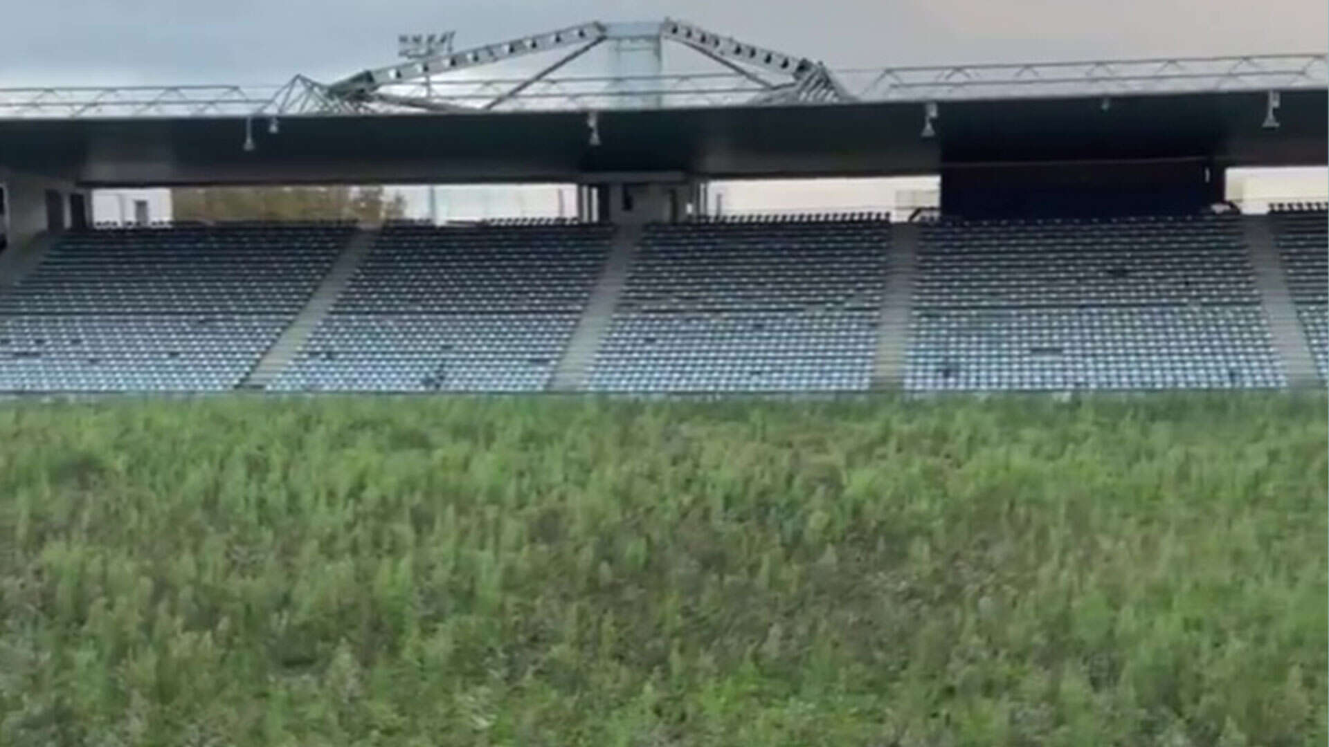 Former top flight stadium abandoned and overgrown two years after last game