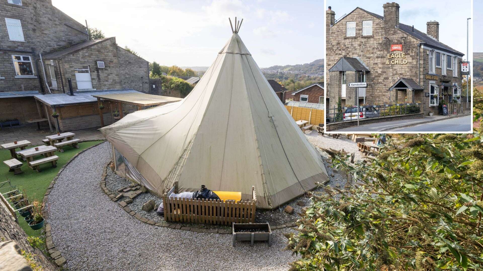 Pub's 32ft eyesore teepee is making our lives a nightmare - it's like a festival