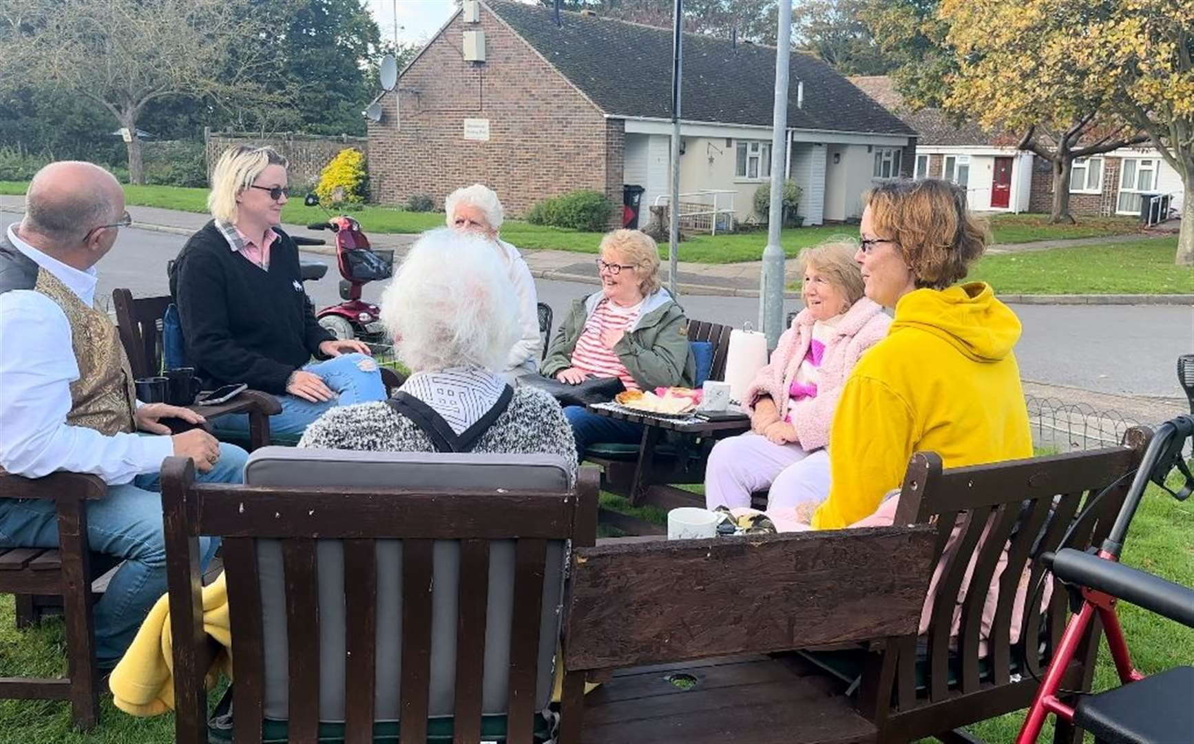 We're BANNED from sitting on bench by idiot council saying it's too dangerous