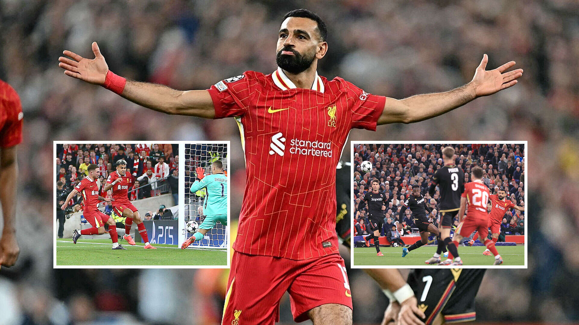 Mac Allister & Salah boost Reds' 100 per cent Champions League start