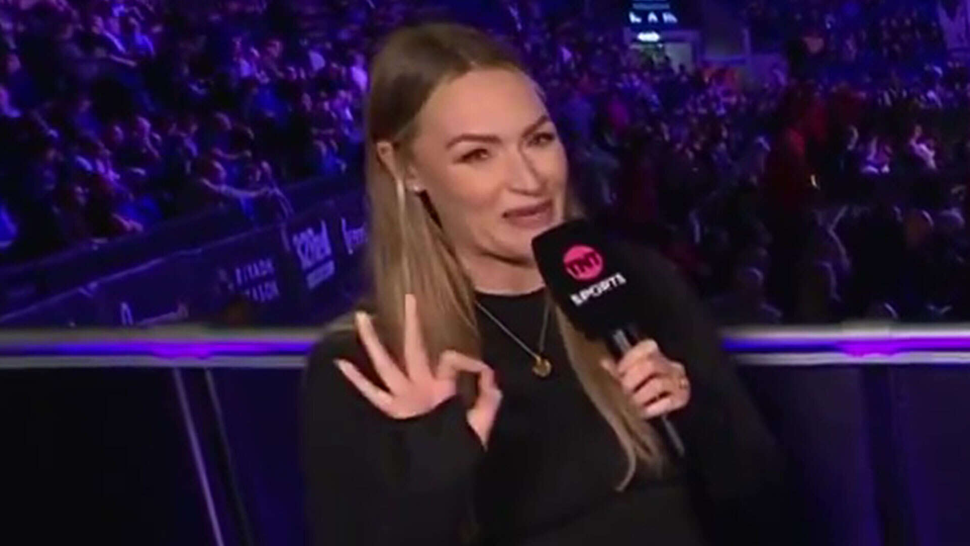 Woods forced to apologise live on air as Tyson Fury sent X-rated message to Usyk