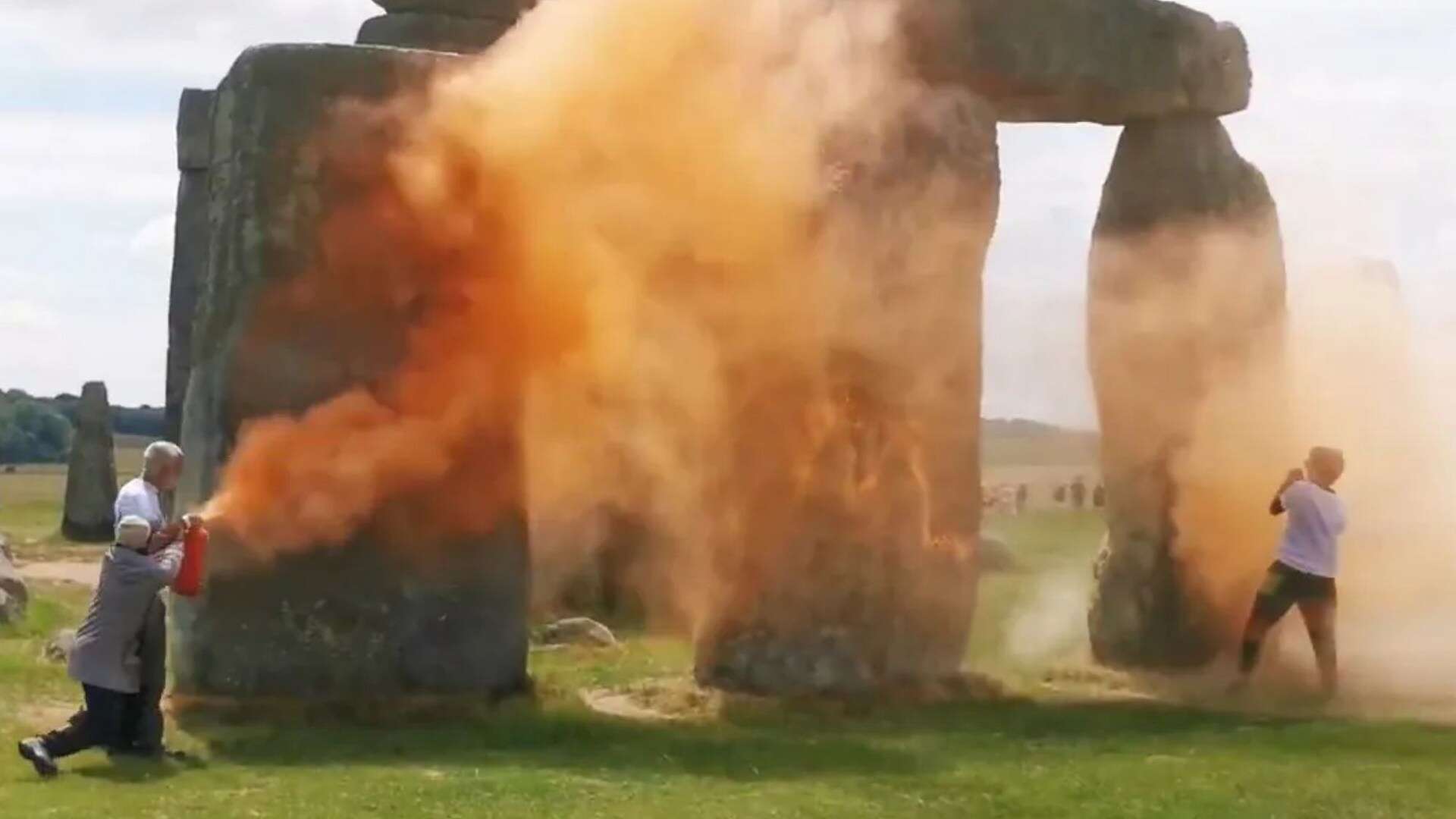 England's draw 'caused by eco idiots vandalising Stonehenge', says druid