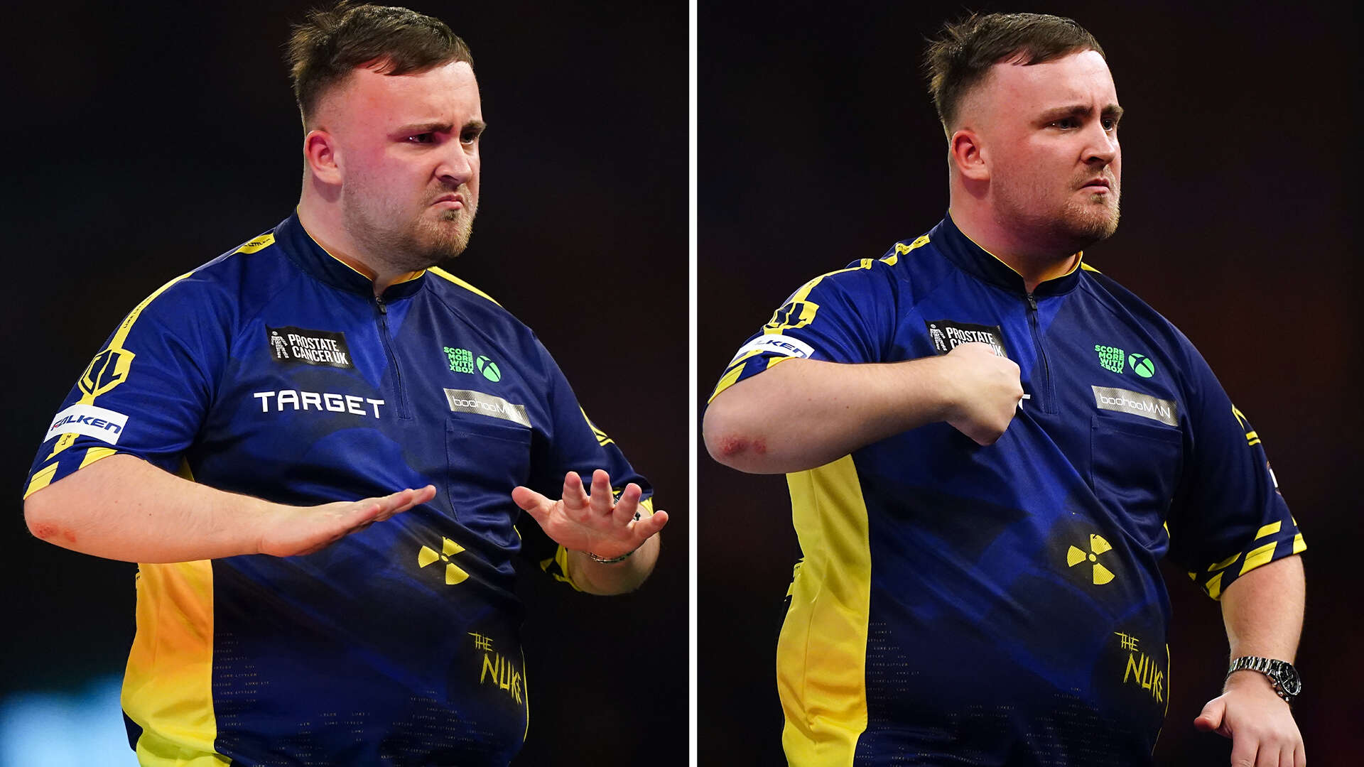 Fiery Littler, 17, in four-word scream at World Darts Championship crowd