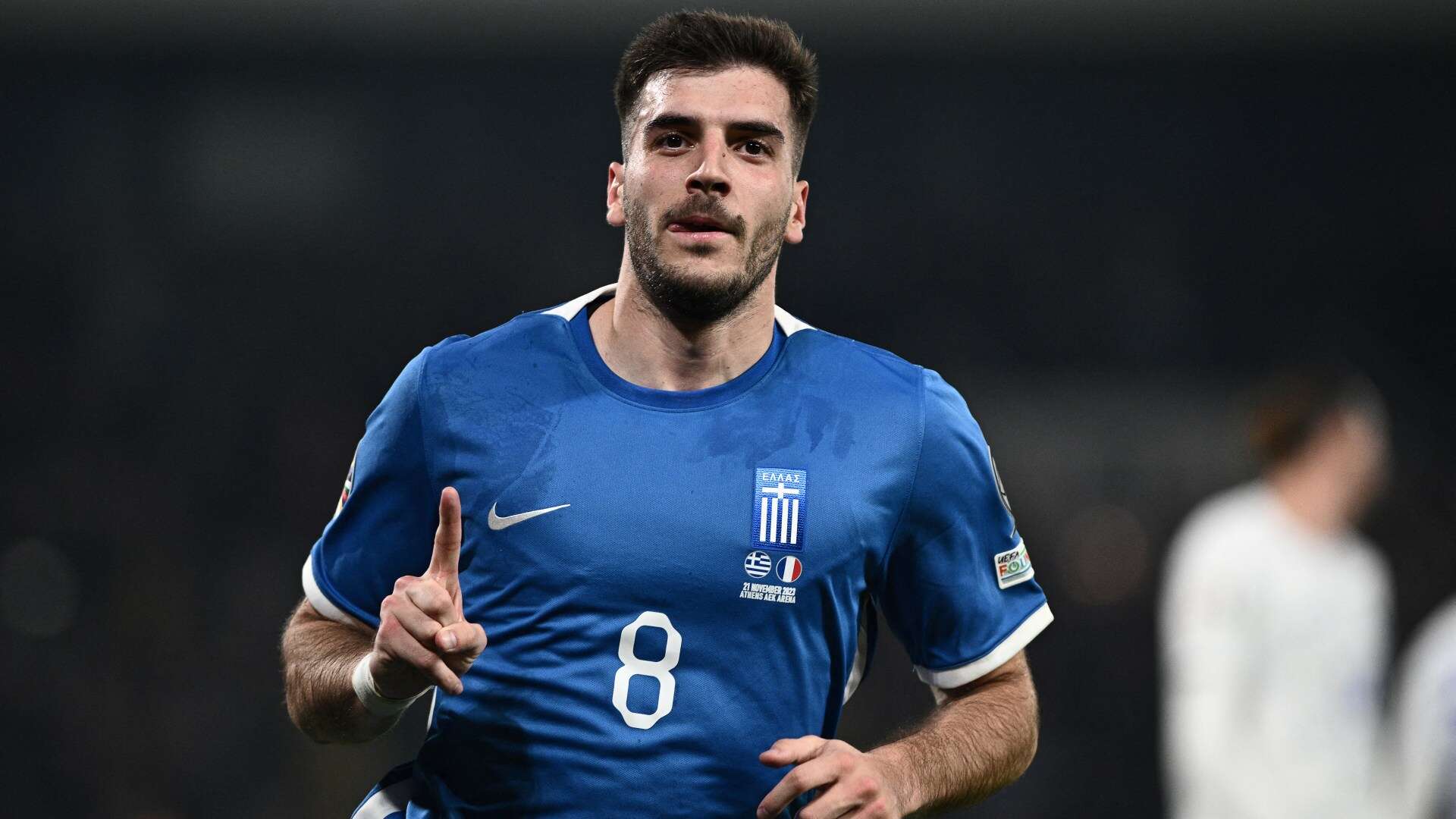 England handed major boost as Greece's star striker hobbles off