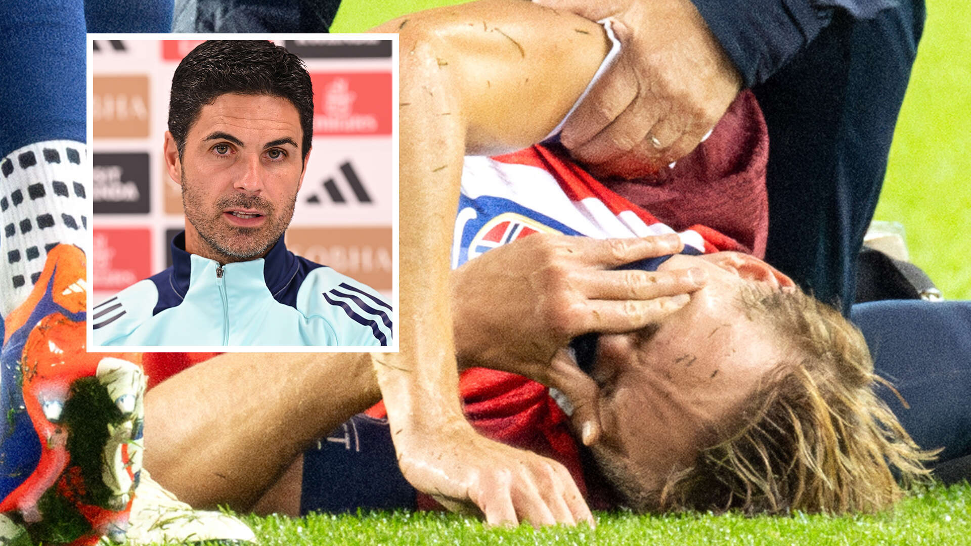 Arteta confirms Odegaard has 'significant' damage to ankle in major title blow