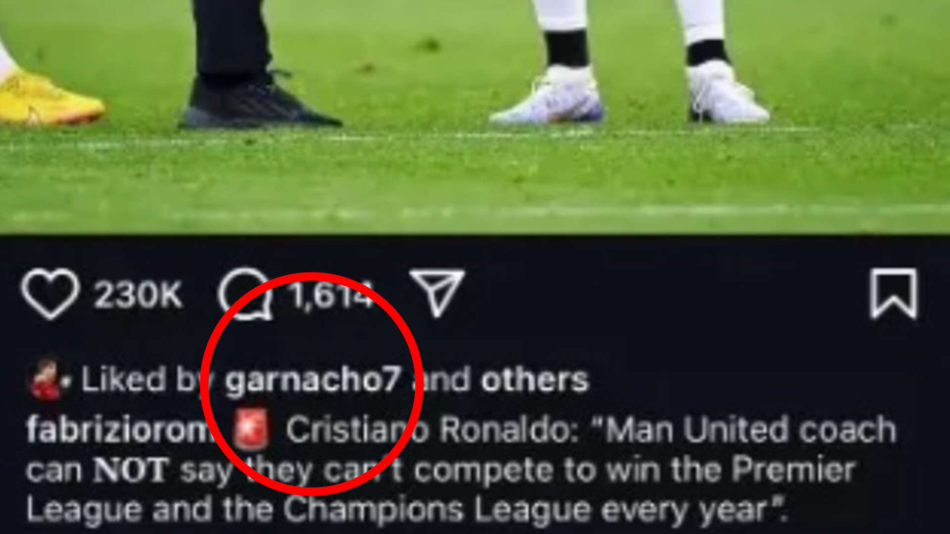 Man Utd reckon Garnacho will be DROPPED by Ten Hag for 'liking' Ronaldo rant