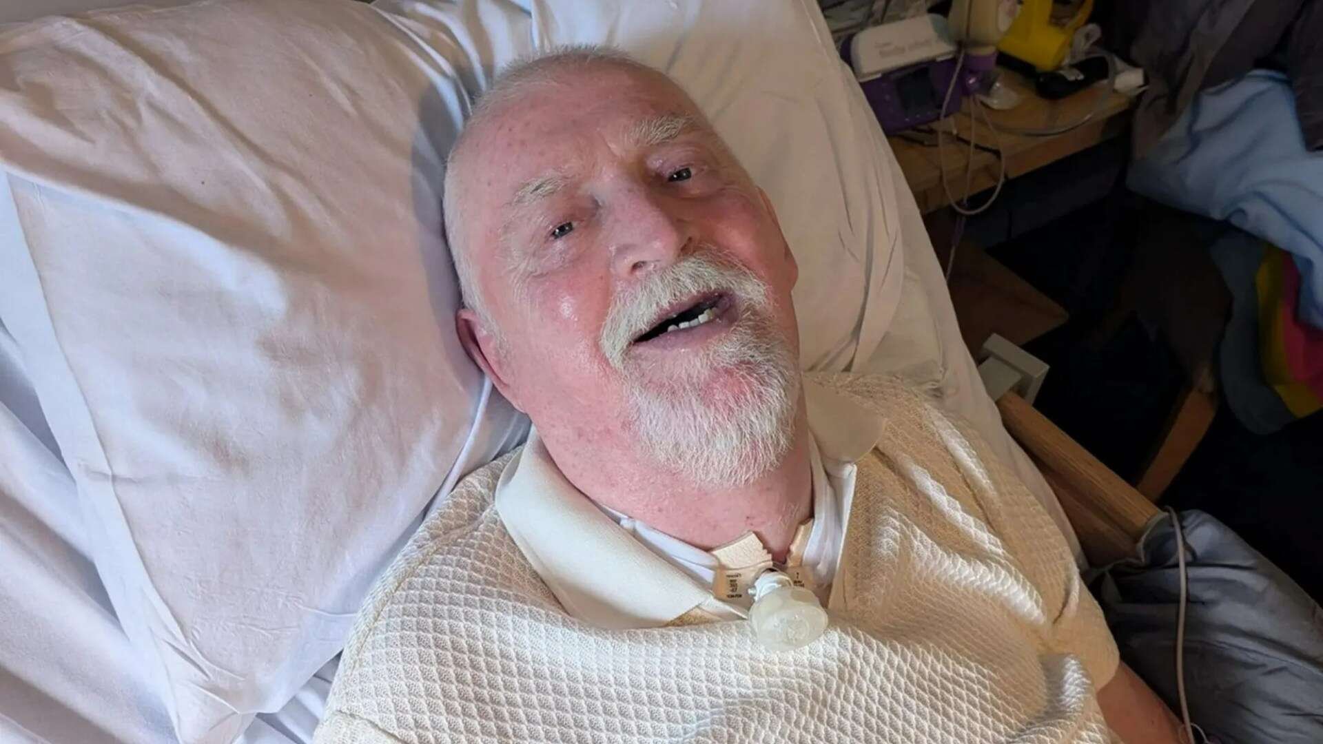 Family's outrage as paralysed grandad asked to 'blink' to end tenancy