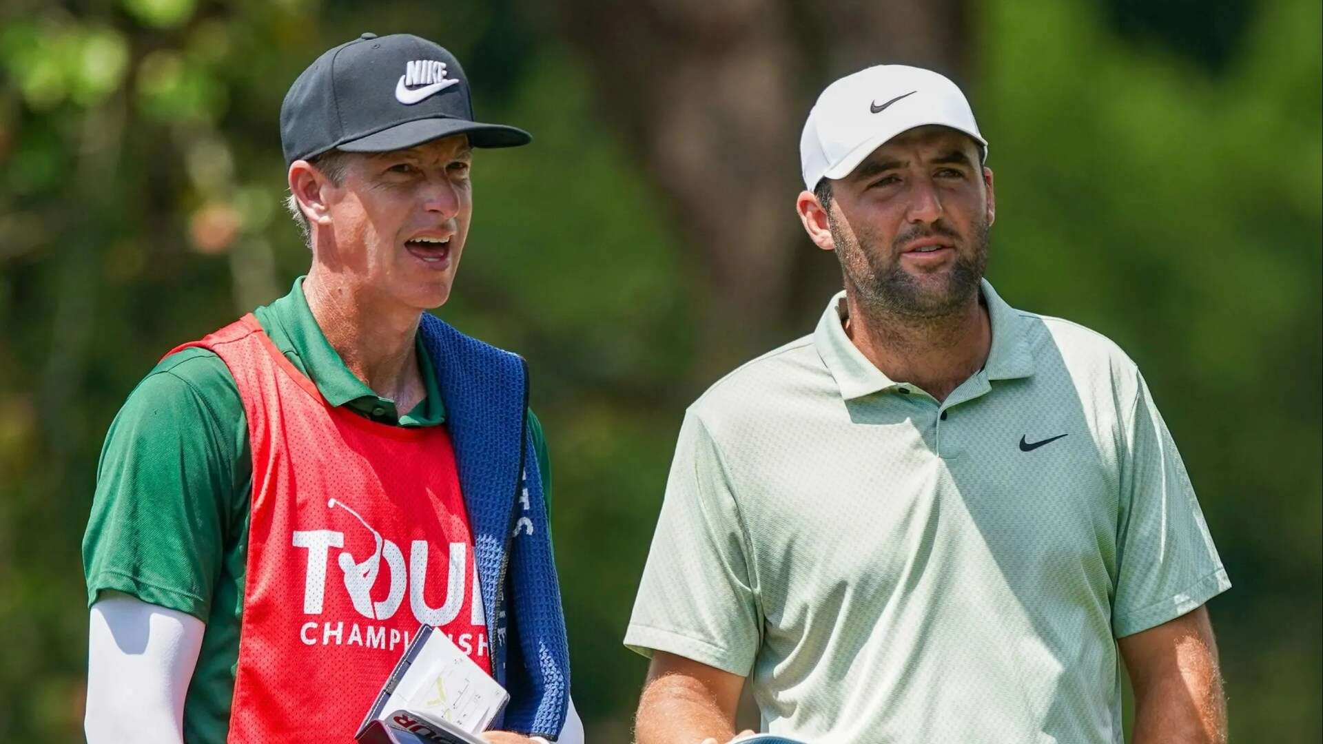 Scheffler's caddie in row with fans after earning MORE than Tiger this year