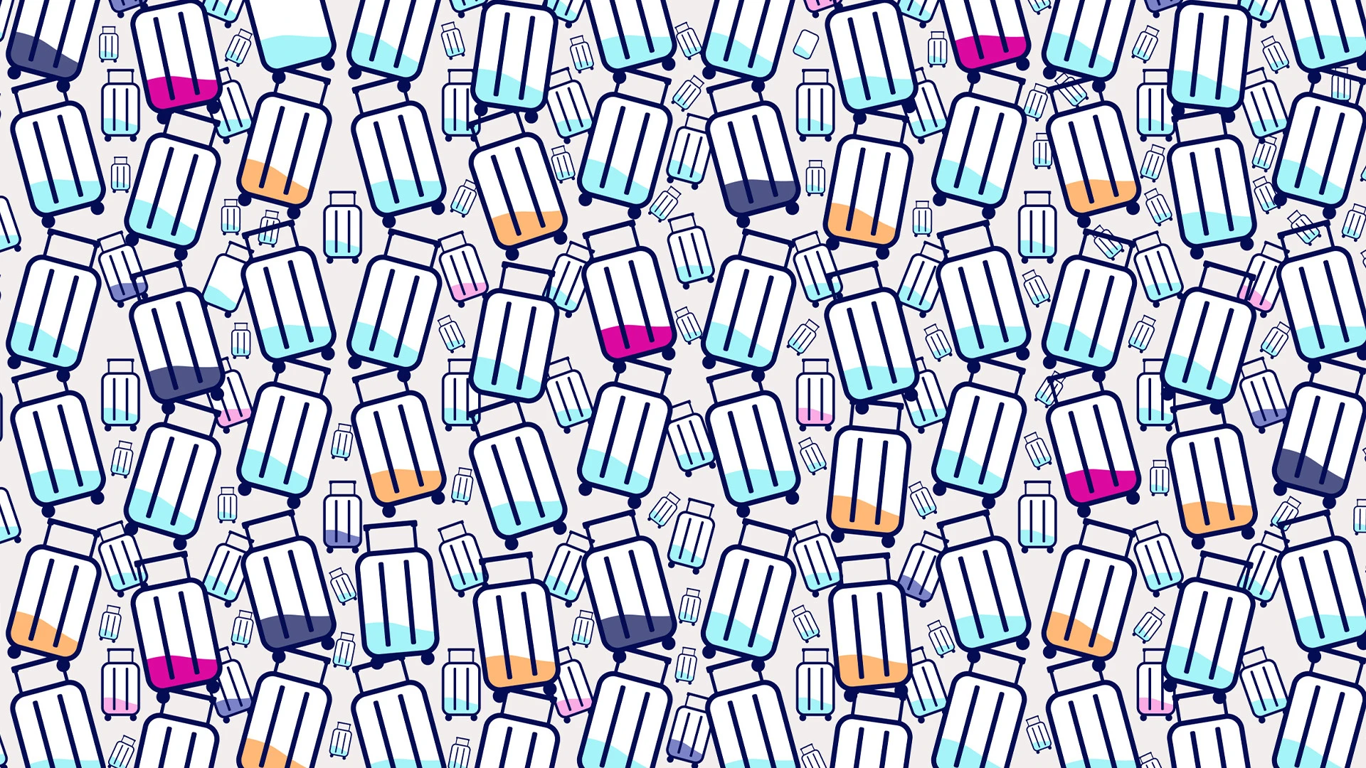 You've got 20/20 vision if you can find 3 broken suitcases in 18 seconds
