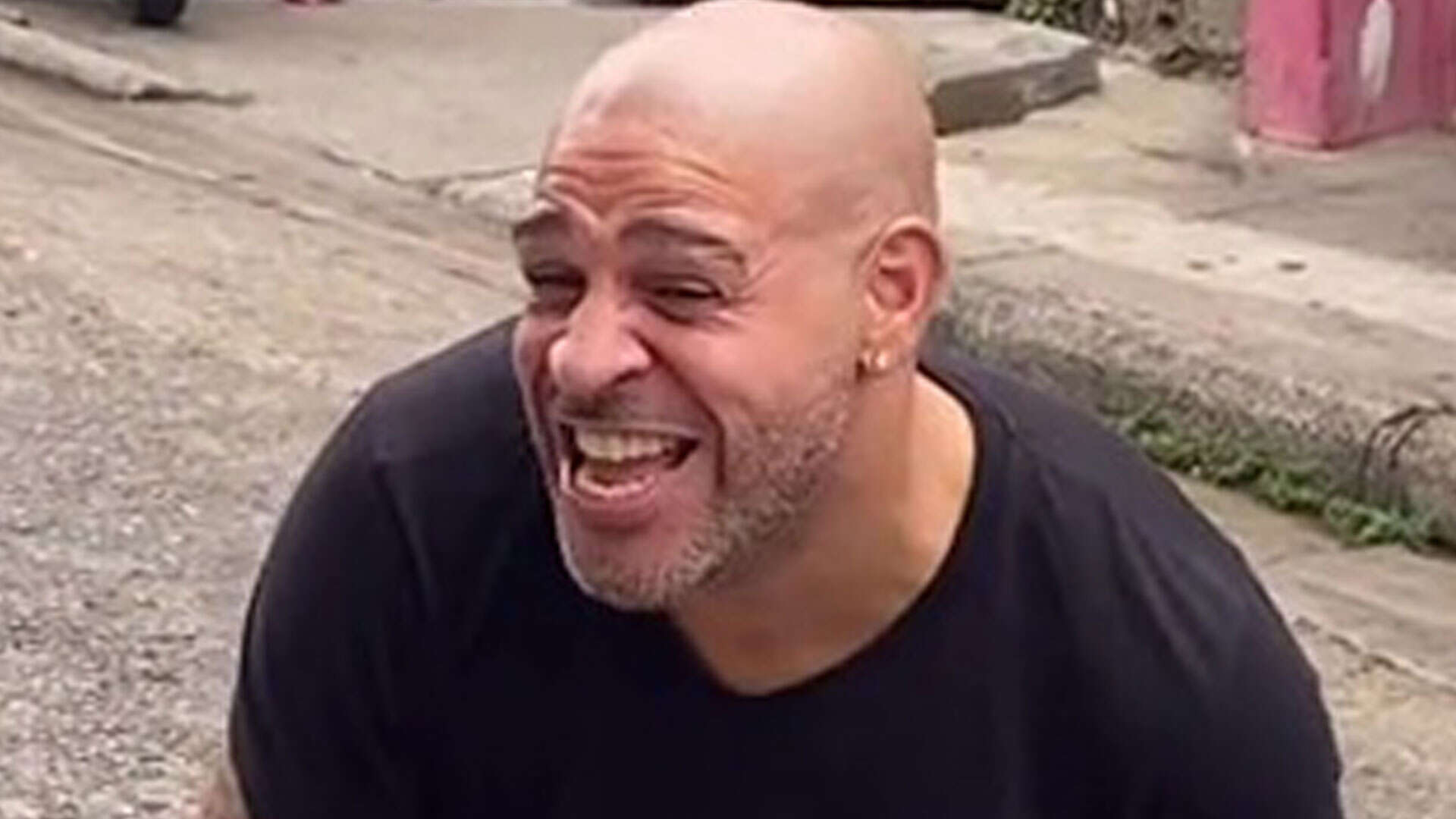 Adriano parties in the street with no shoes on weeks before returning aged 42